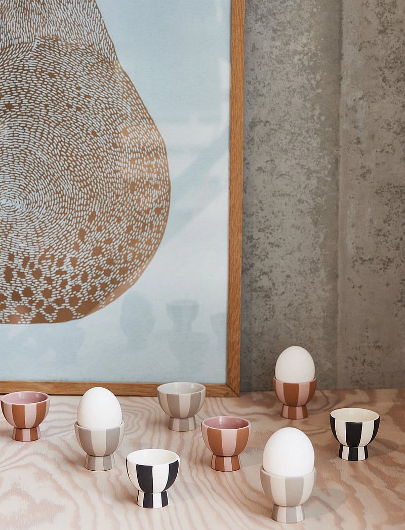 OYOY Living Design - Toppu Egg Cup - Pack of 2 - nach preis einkaufen - white / black - 1