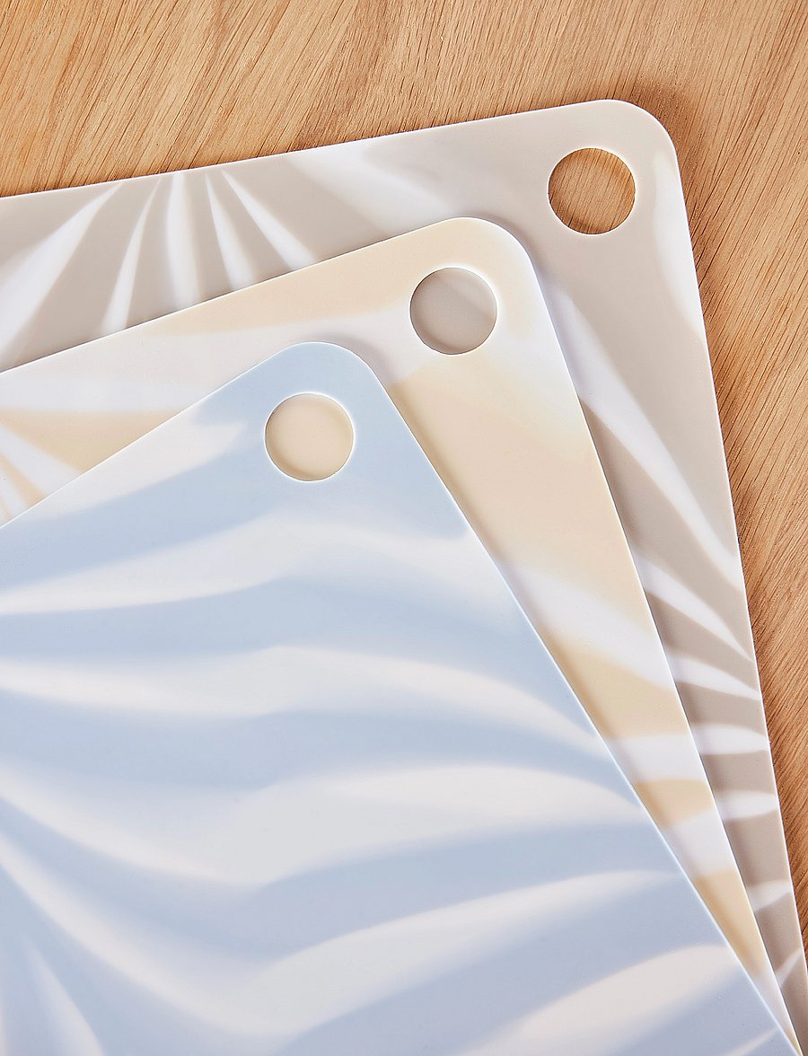 OYOY Living Design - Placemat Zebura - Pack of 2 - blue / offwhite - 2