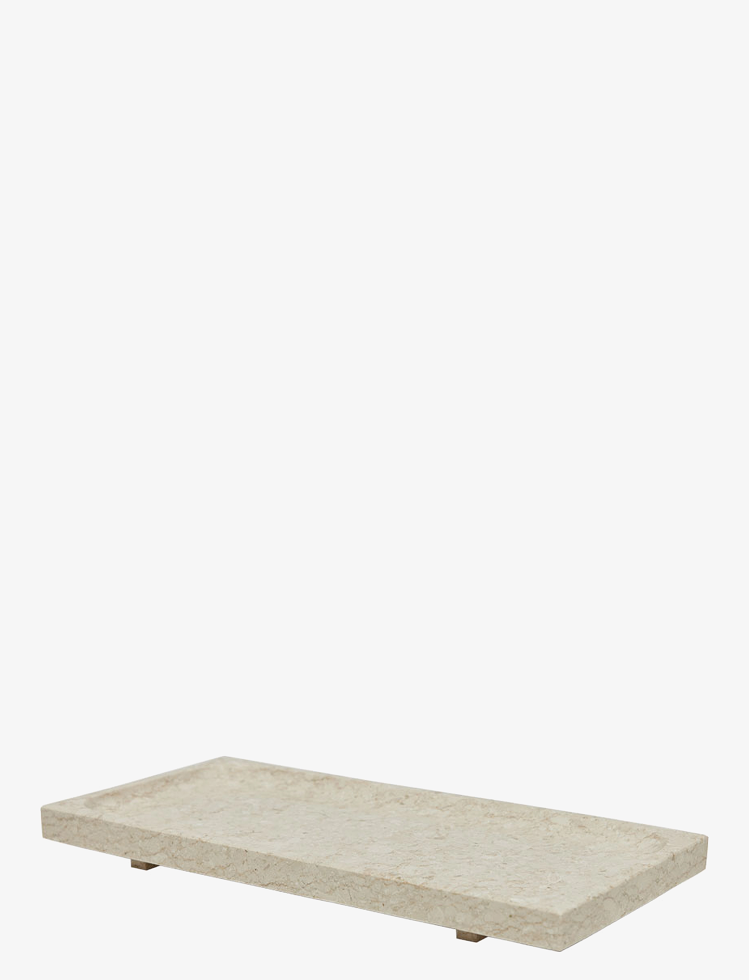 OYOY Living Design Savi Marble Tray, Bakke, Beige, Str: 3X30X14CM