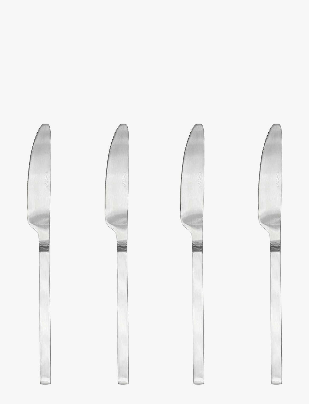 OYOY Living Design Yuka Knife Pack Of 4, Kniv, Sølv, Str: 21X2CM