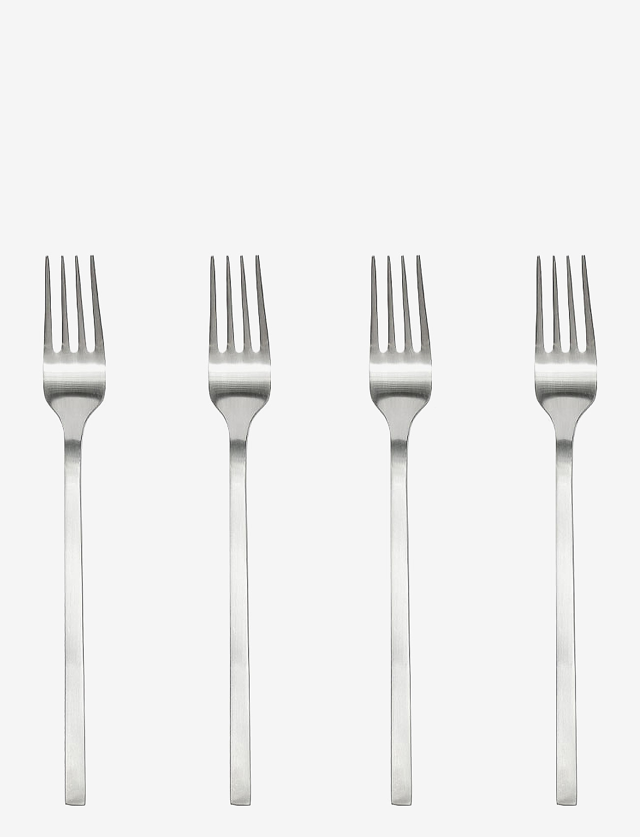 OYOY Living Design - Yuka Fork - Pack Of 4 - brushed steel - 0