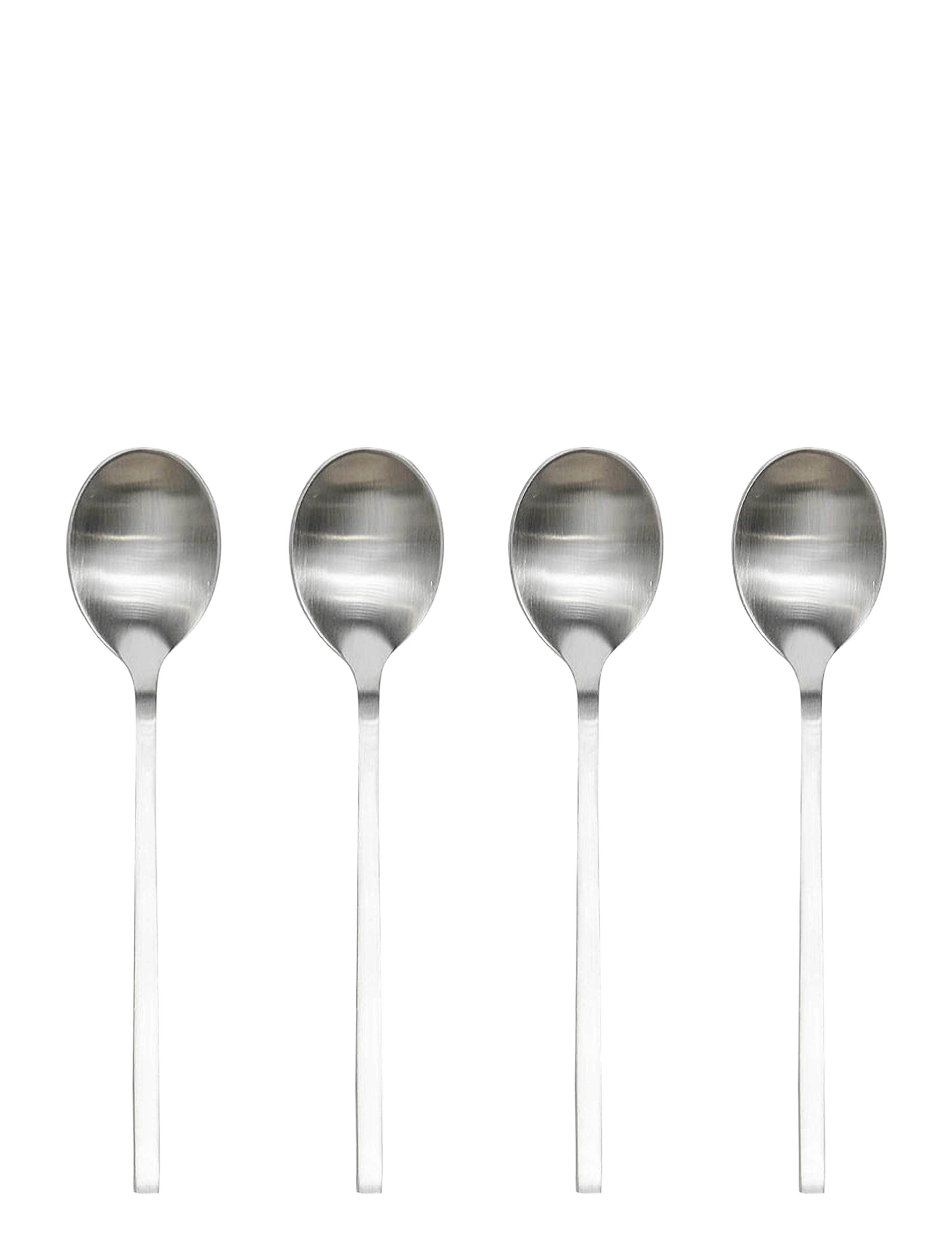OYOY Living Design Yuka Spoon Pack Of 4, Table Ske, Sølv, Str: 20X4CM