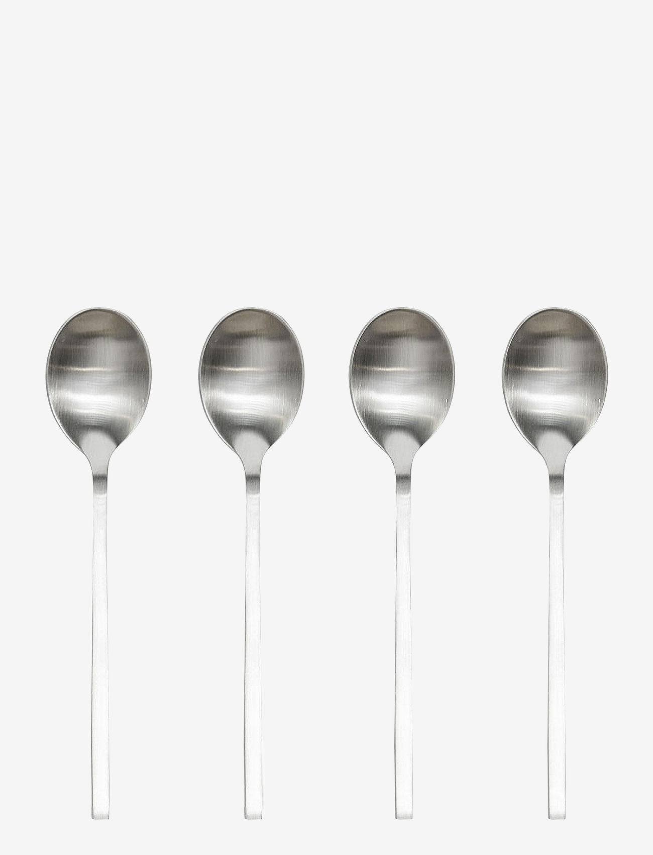 OYOY Living Design - Yuka Spoon - Pack Of 4 - matskedar - brushed steel - 0