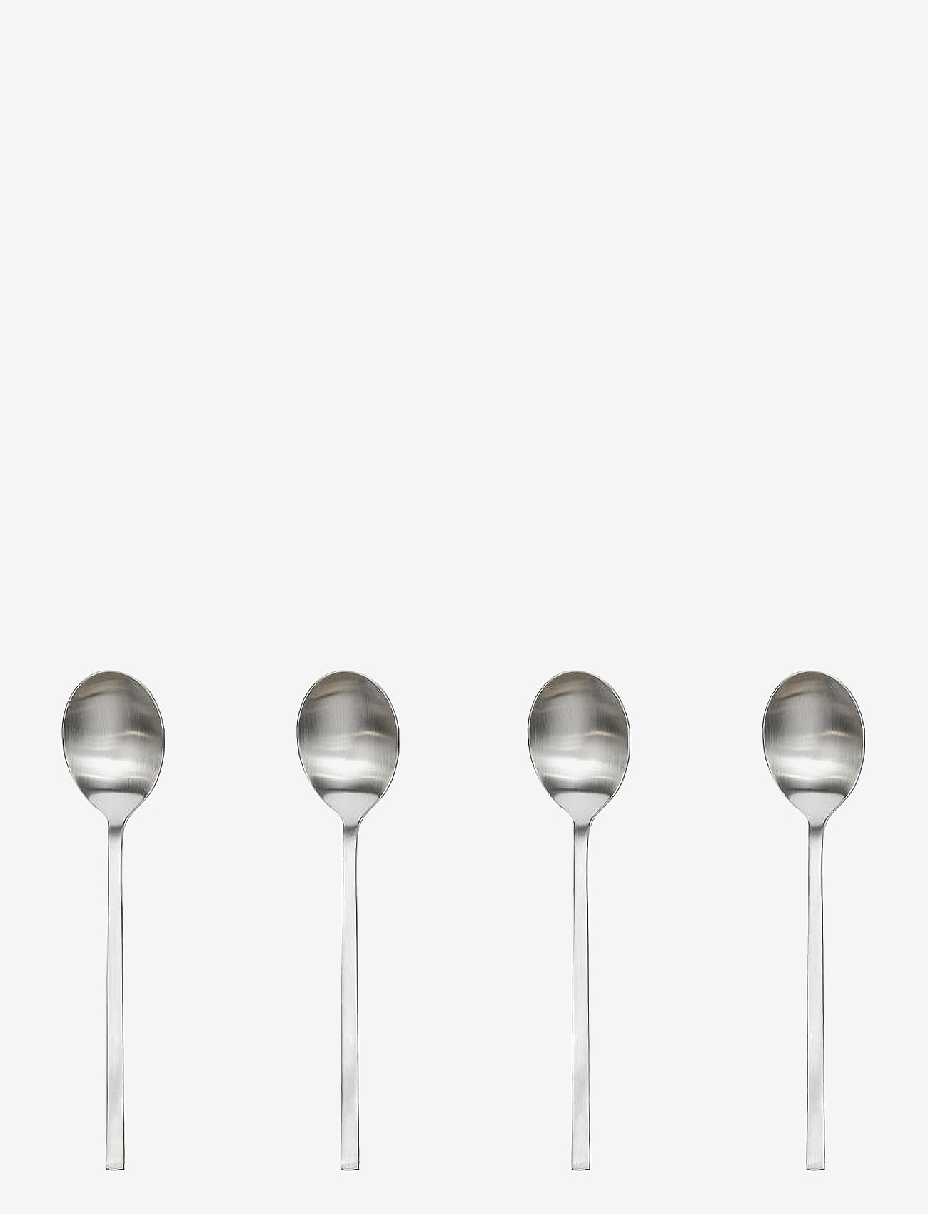 OYOY Living Design - Yuka Tea Spoon - Pack Of 4 - kaffee- & teelöffel - brushed steel - 1