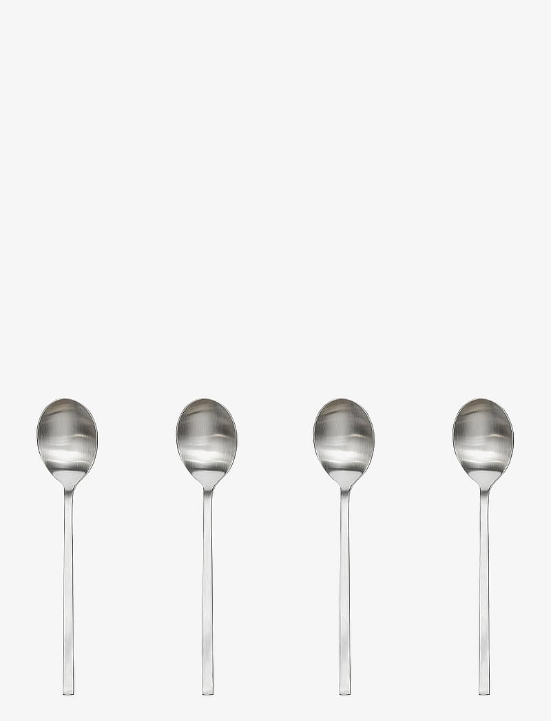 OYOY Living Design - Yuka Tea Spoon - Pack Of 4 - kaffee- & teelöffel - brushed steel - 1