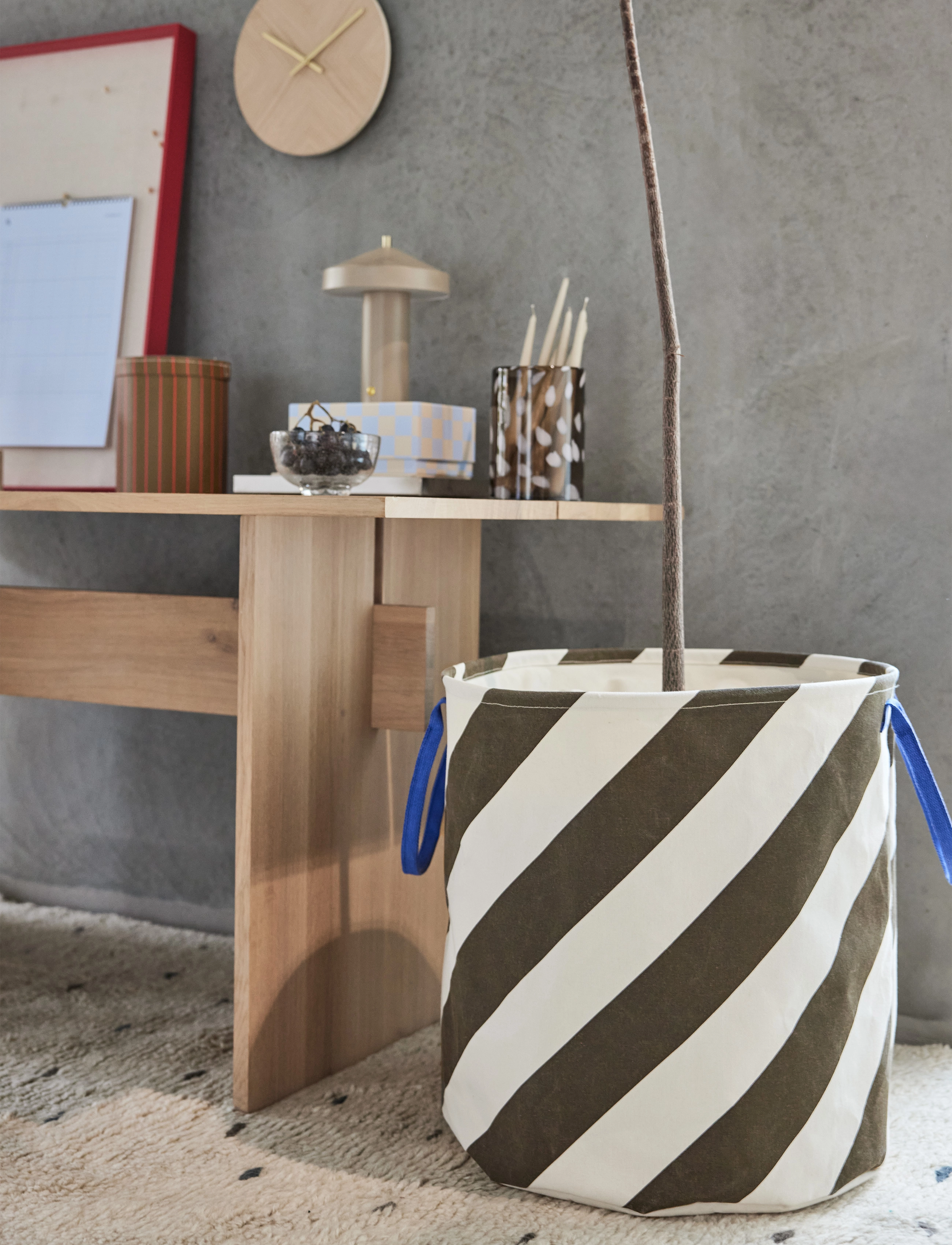 OYOY Living Design Sakki Storage Basket, 52X54 cm, Storage, Braun - Baskets, Homeware