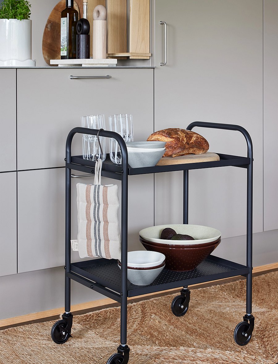 OYOY Living Design - Maki Trolley - tischwagen - black - 0