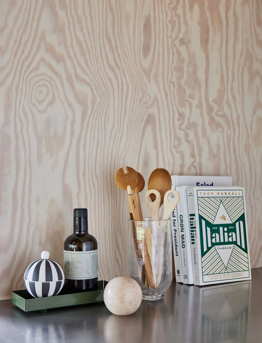 OYOY Living Design - Bakku Tray - Small - serveringsbakker - olive - 2