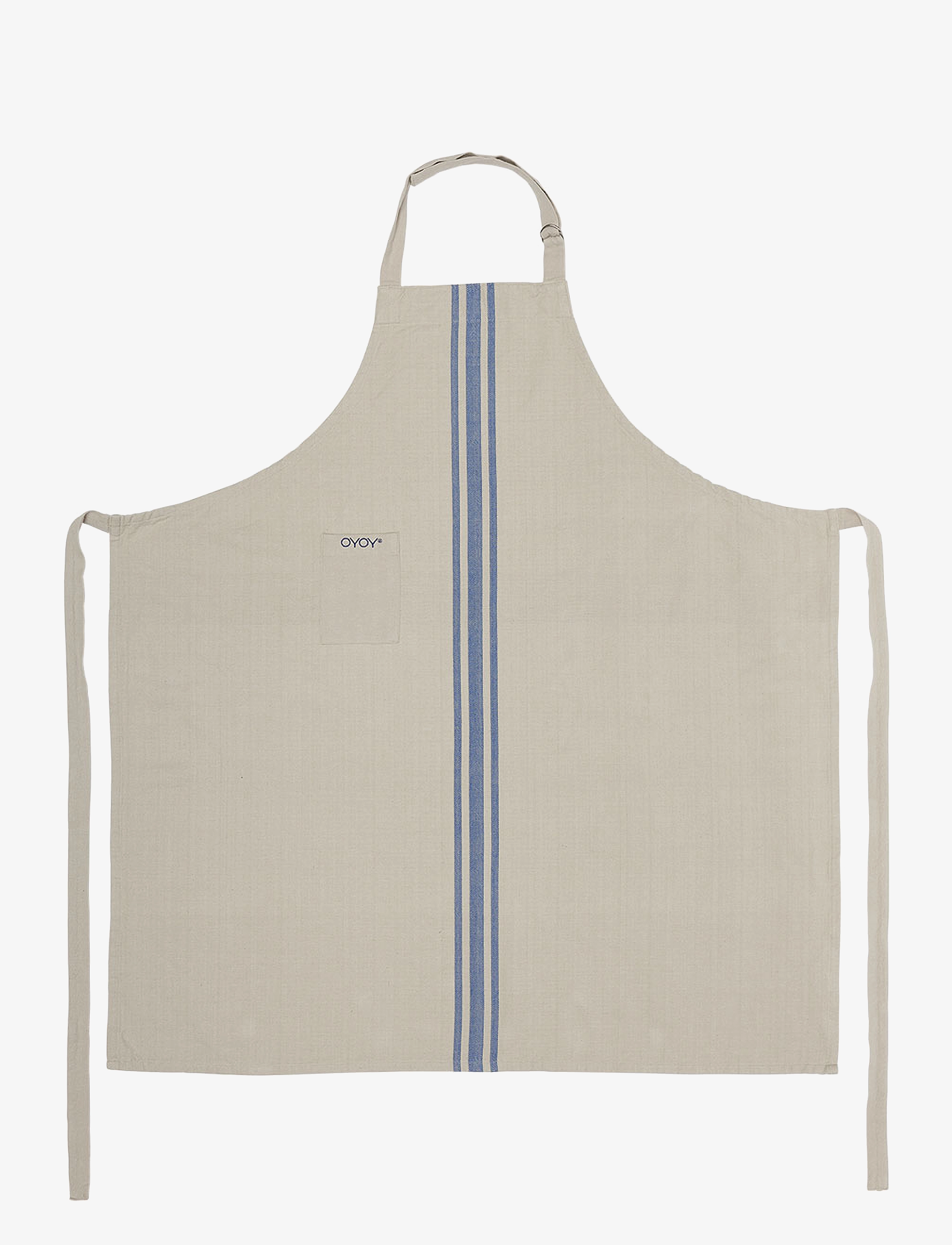 OYOY Living Design Linu Apron High, Forklæde, Beige, Str: 102X96CM