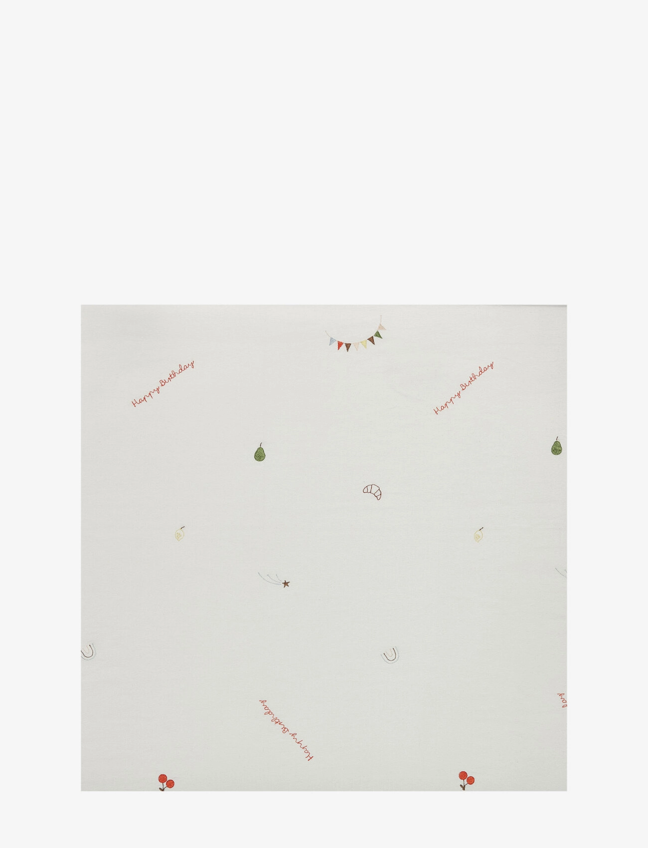 OYOY Living Design - Birthday Tablecloth - 260x140 cm - dukar & löpare - offwhite - 2