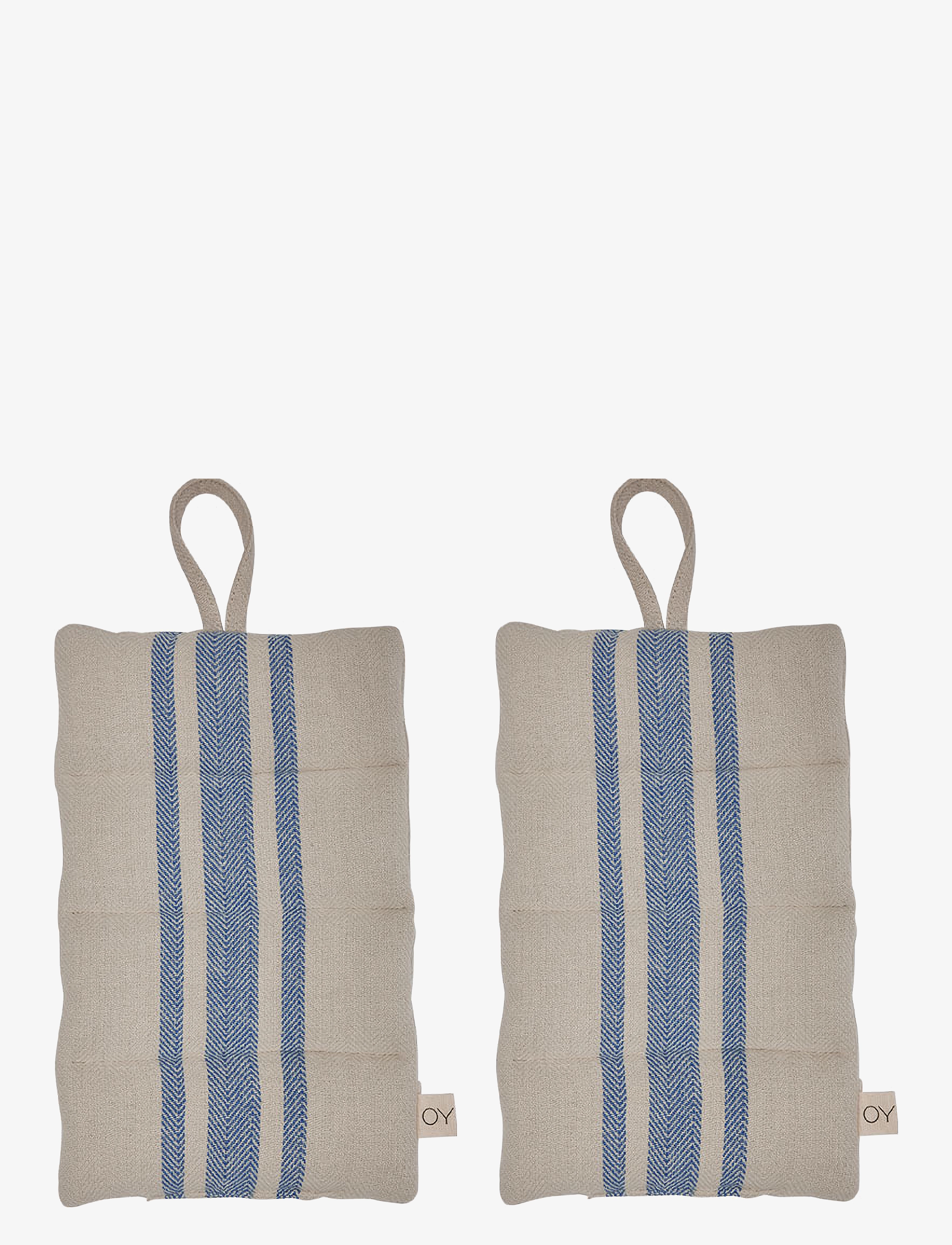 OYOY Living Design Linu Potholder - Pack of 2 - Textilien - BLUE / multi