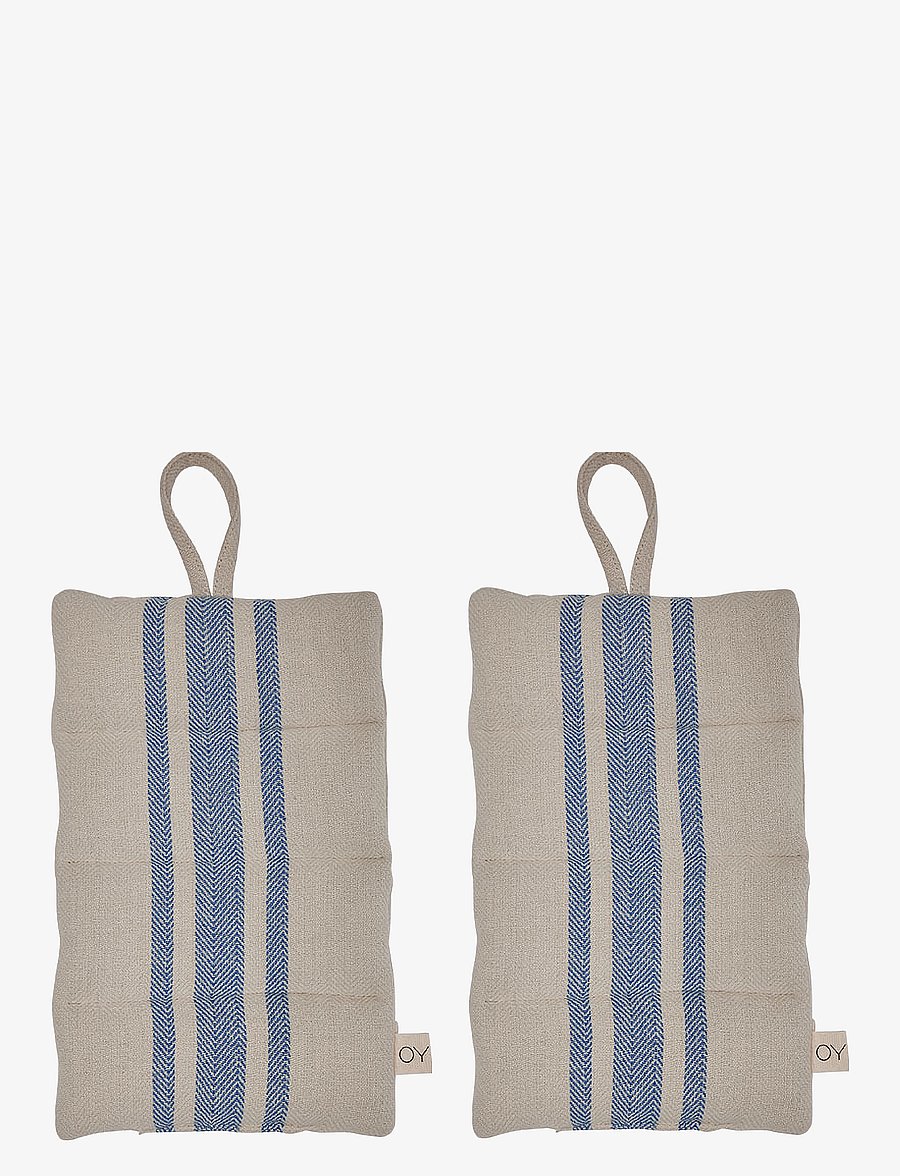 OYOY Living Design - Linu Potholder - Pack of 2 - ahjukindad, pajalapid ja potihoidjad - blue - 1