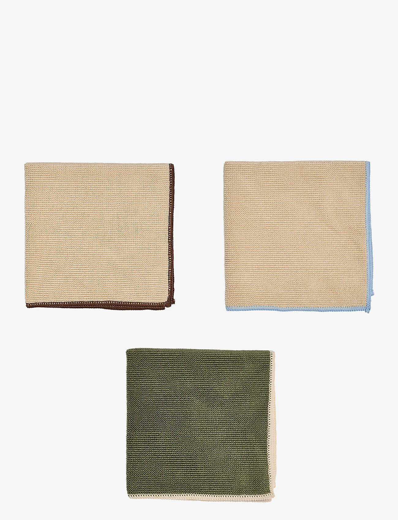 OYOY Living Design - Mundus Microfiber Dish Cloth - Pack of 3 - tücher & spülbürste - camel - 1