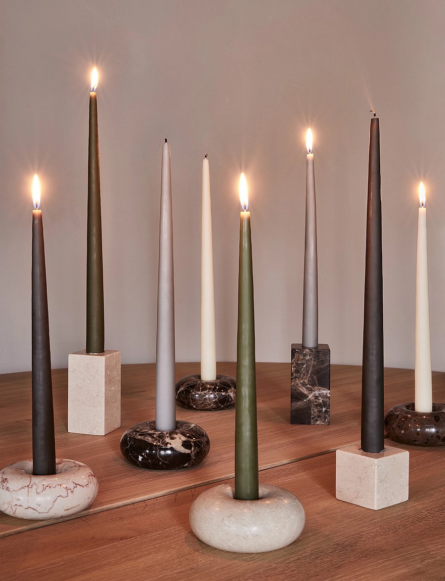 OYOY Living Design - Fukai Candles - Large - Pack of 2 - offwhite - 1