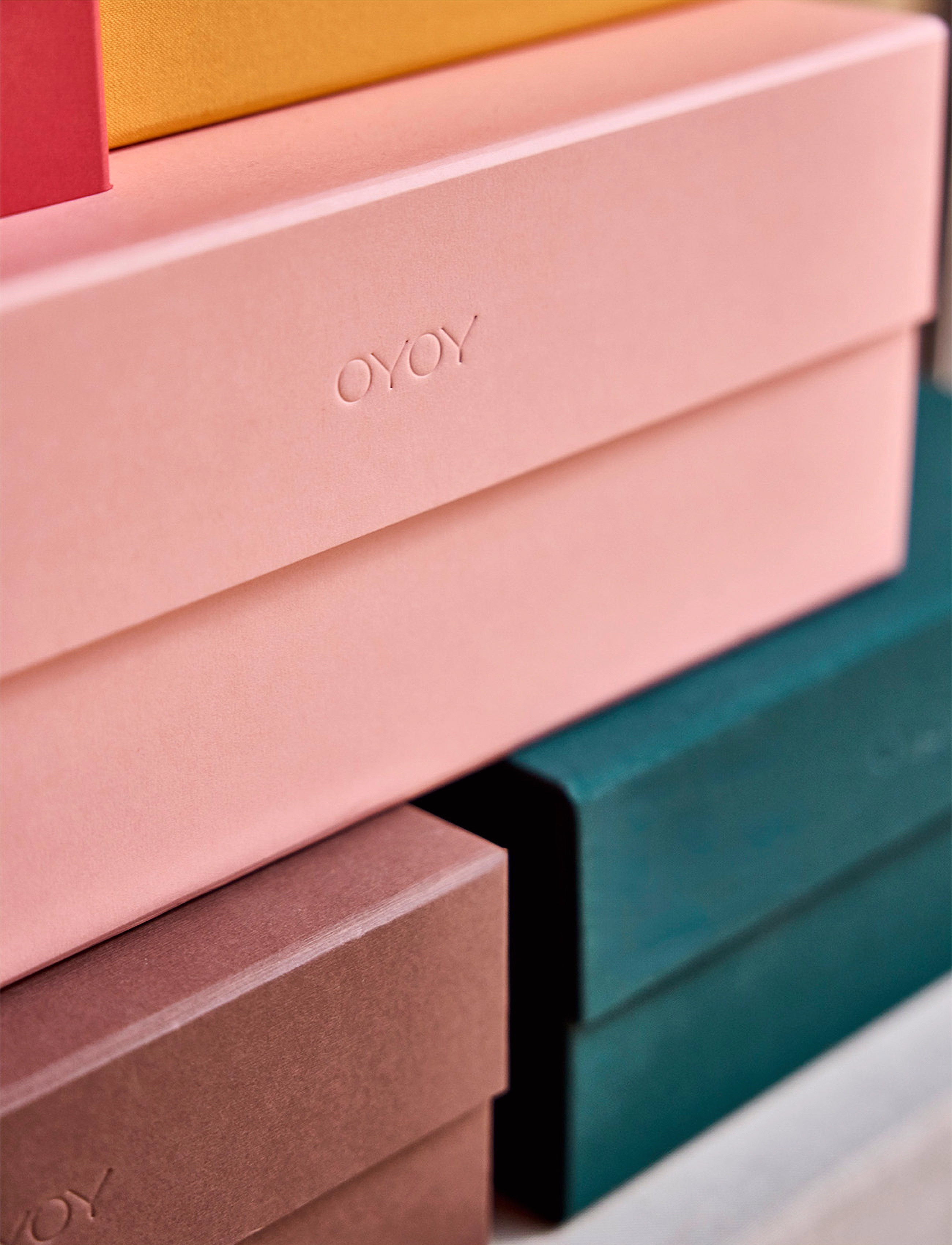 OYOY Living Design - Hako Storage box - minikarbid - coral - 2