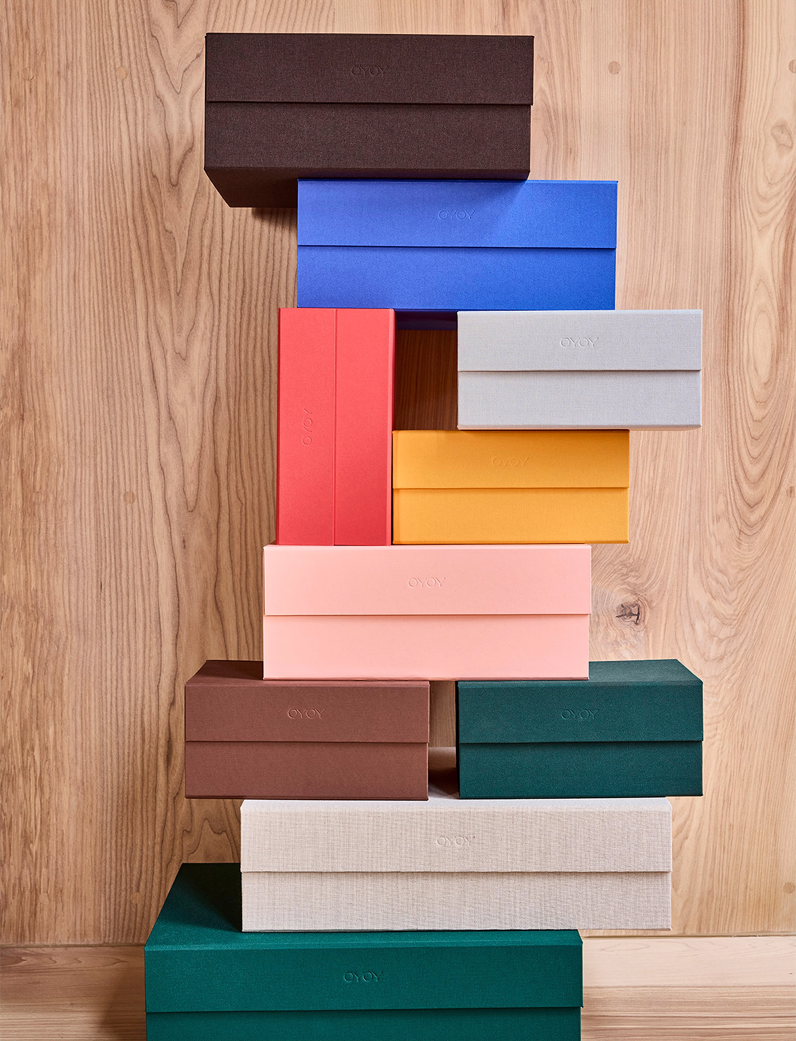 OYOY Living Design Hako Storage Box, A5/24X 17X 12 cm, Storage, Rot - Boxes, Kinder