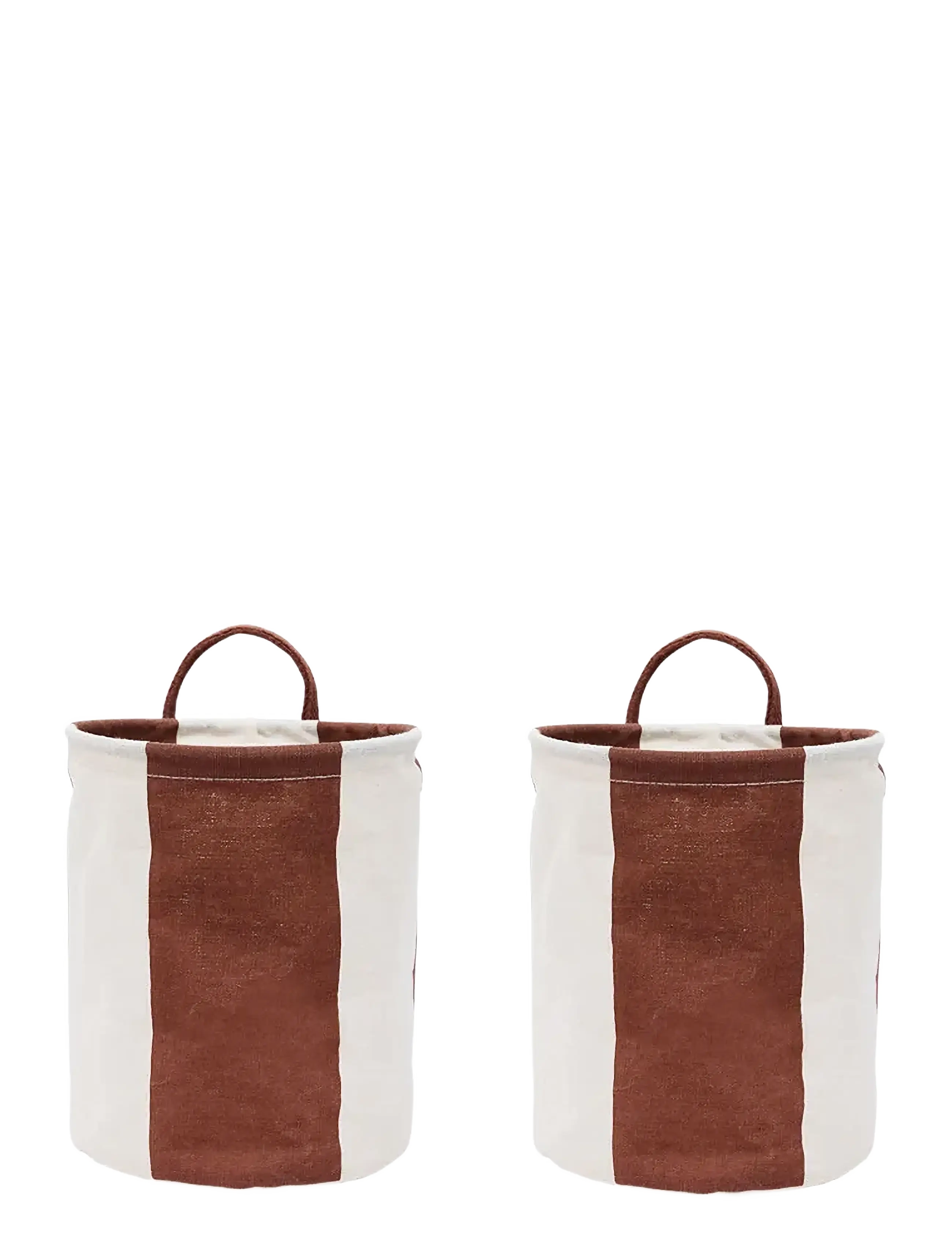 OYOY Living Design Kara Storage Basket Small Set Of 2, Opbevaringskurv, Brun, Str: ONE SIZE