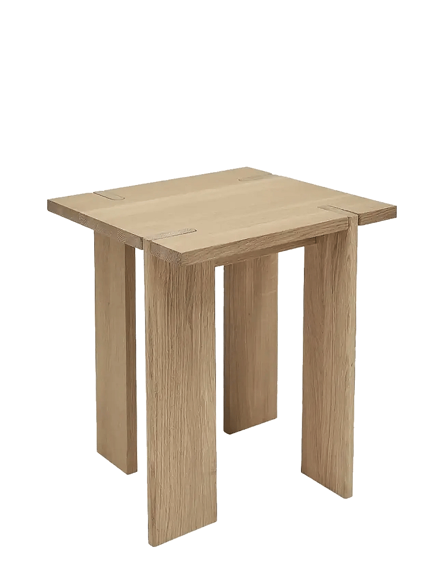 OYOY Living Design - OY Square Side Table High - beistelltische & kleine tische - nature - 1