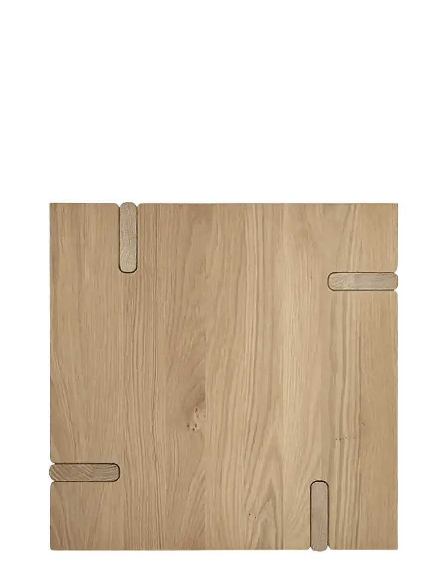 OYOY Living Design - OY Square Side Table High - beistelltische & kleine tische - nature - 2