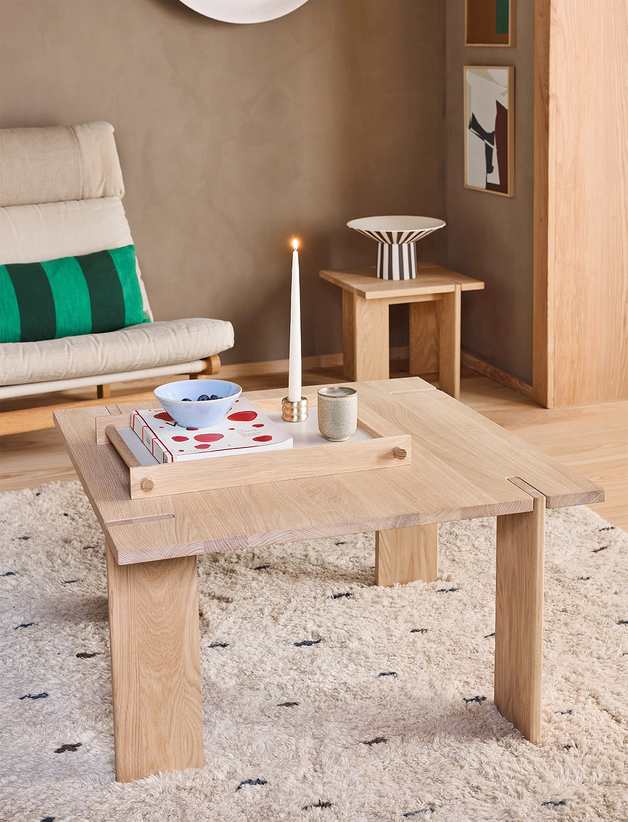 OYOY Living Design Oy Square Coffee Table Large, One Size x 75, Tables - Tables, Homeware