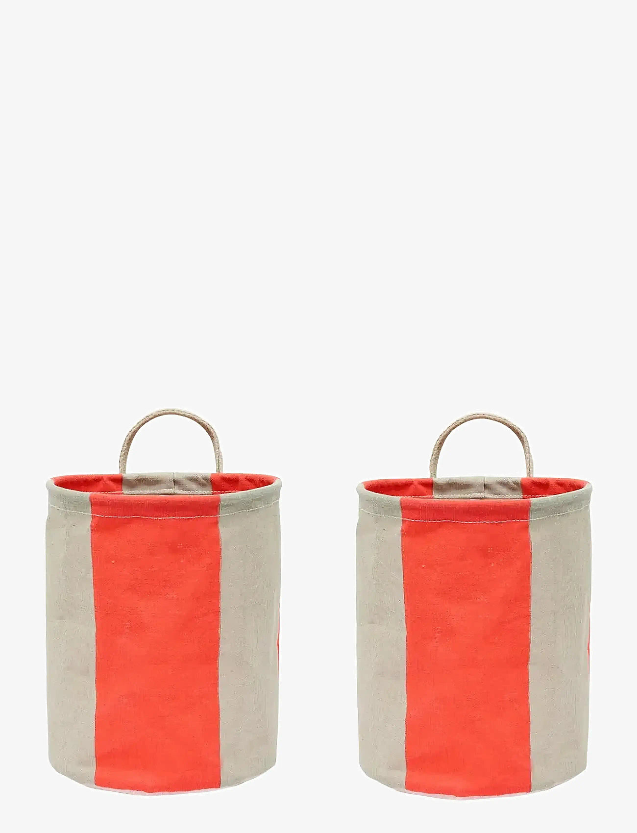 OYOY Living Design - Kara Storage Basket Small - Set of 2 - aufbewahrungskörbe - cherry red - 0