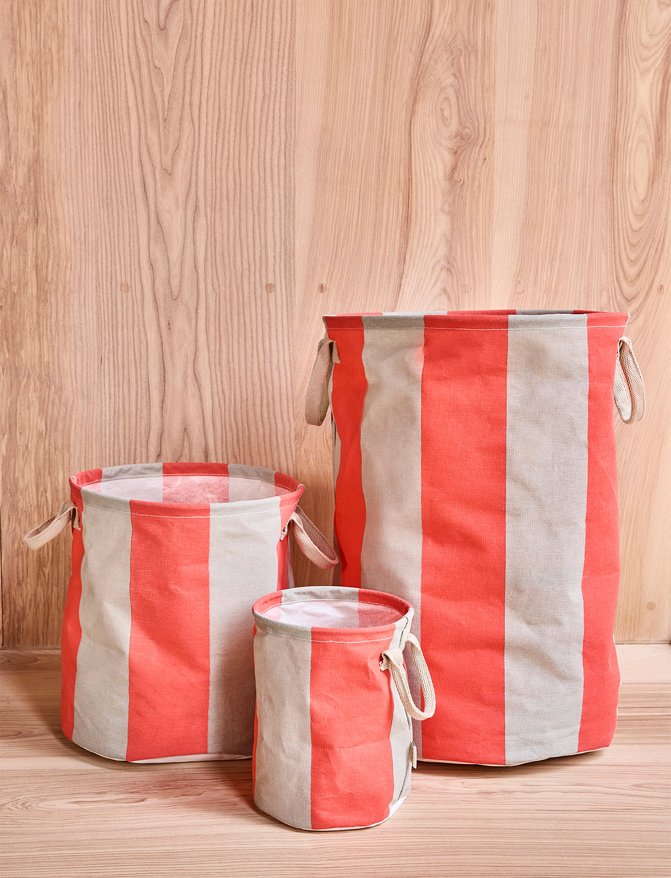 OYOY Living Design Kara Storage Basket Small Set Of 2,,,Rot Gr.ONE SIZE