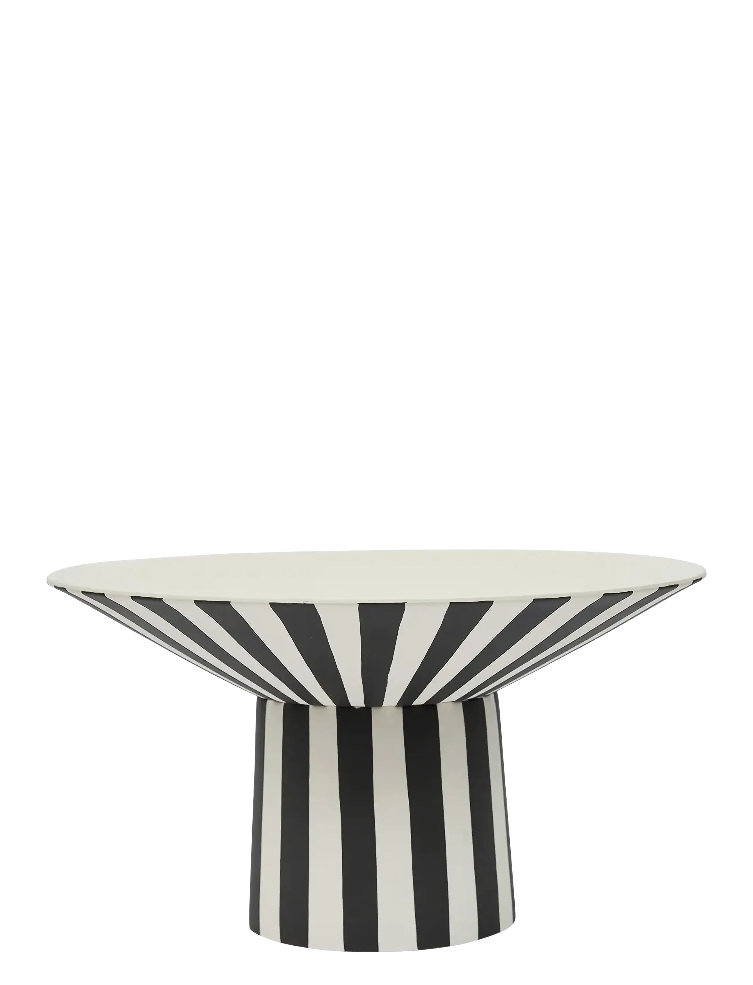 OYOY Living Design Toppu Centerpiece High, Bakke, Hvid, Str: Ø30X17CM