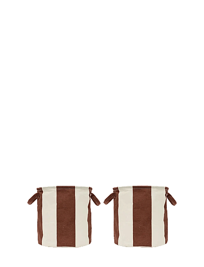 OYOY Living Design Kara Storage Basket Medium - Set of 2 - Förvaringskorgar - NUTMEG / brown