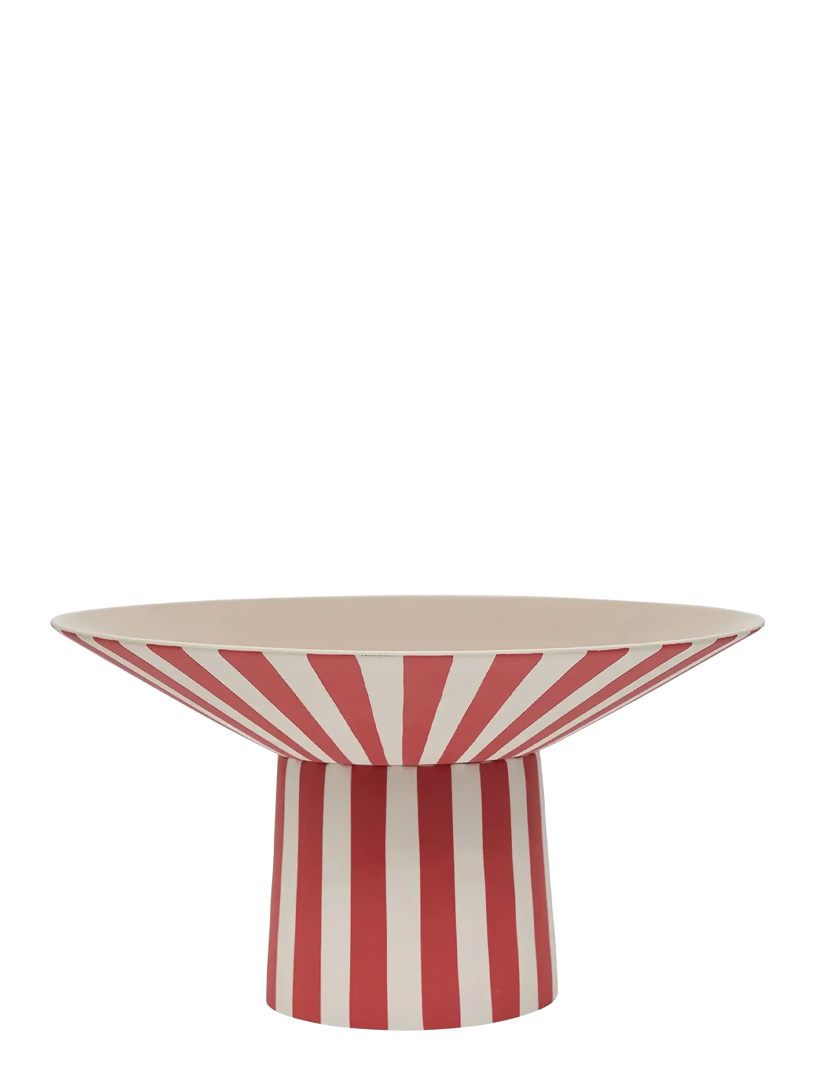 OYOY Living Design Toppu Centerpiece High, Bakke, Rød, Str: Ø30X17CM