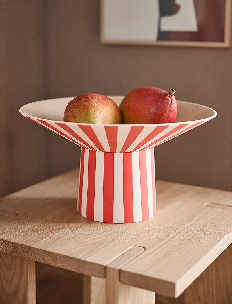 OYOY Living Design - Toppu Centerpiece High - tabletts - red - 0