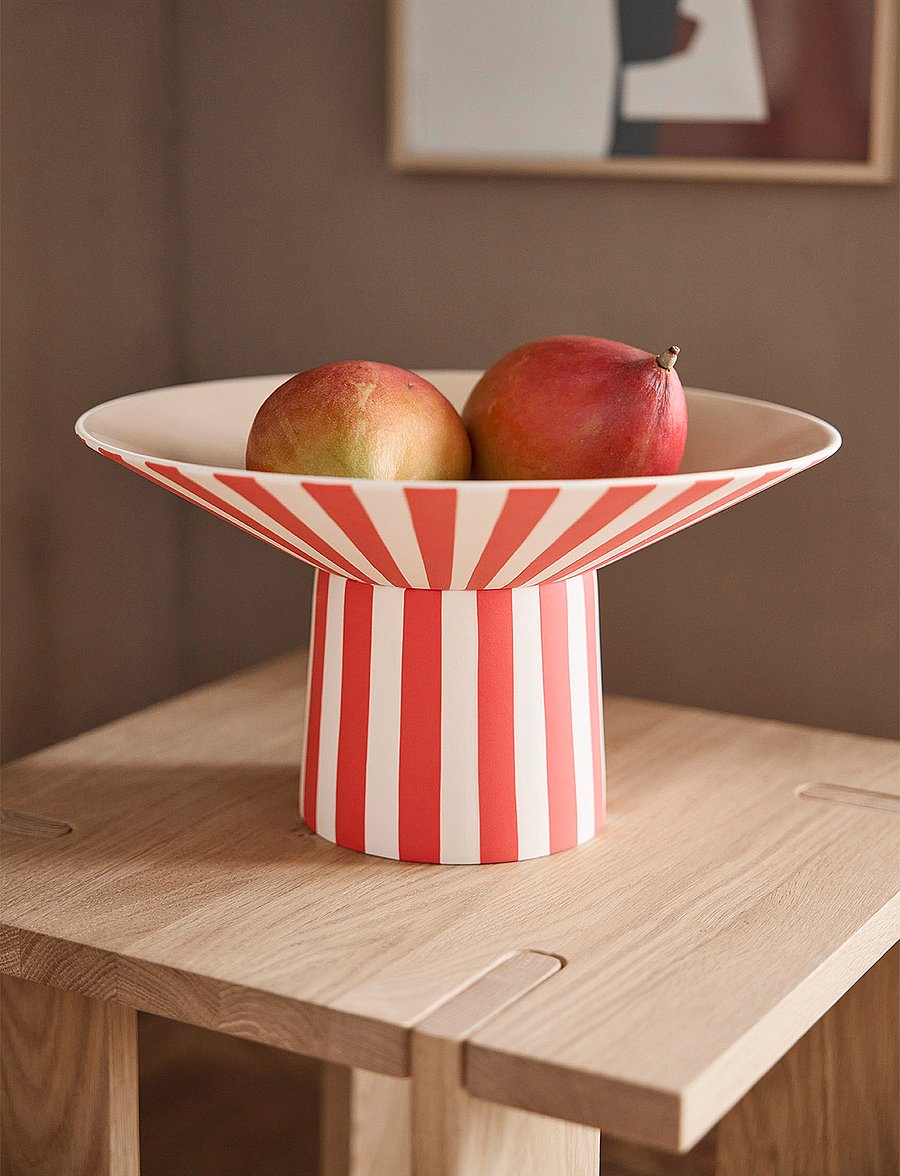 OYOY Living Design - Toppu Centerpiece High - tabletts - red - 0