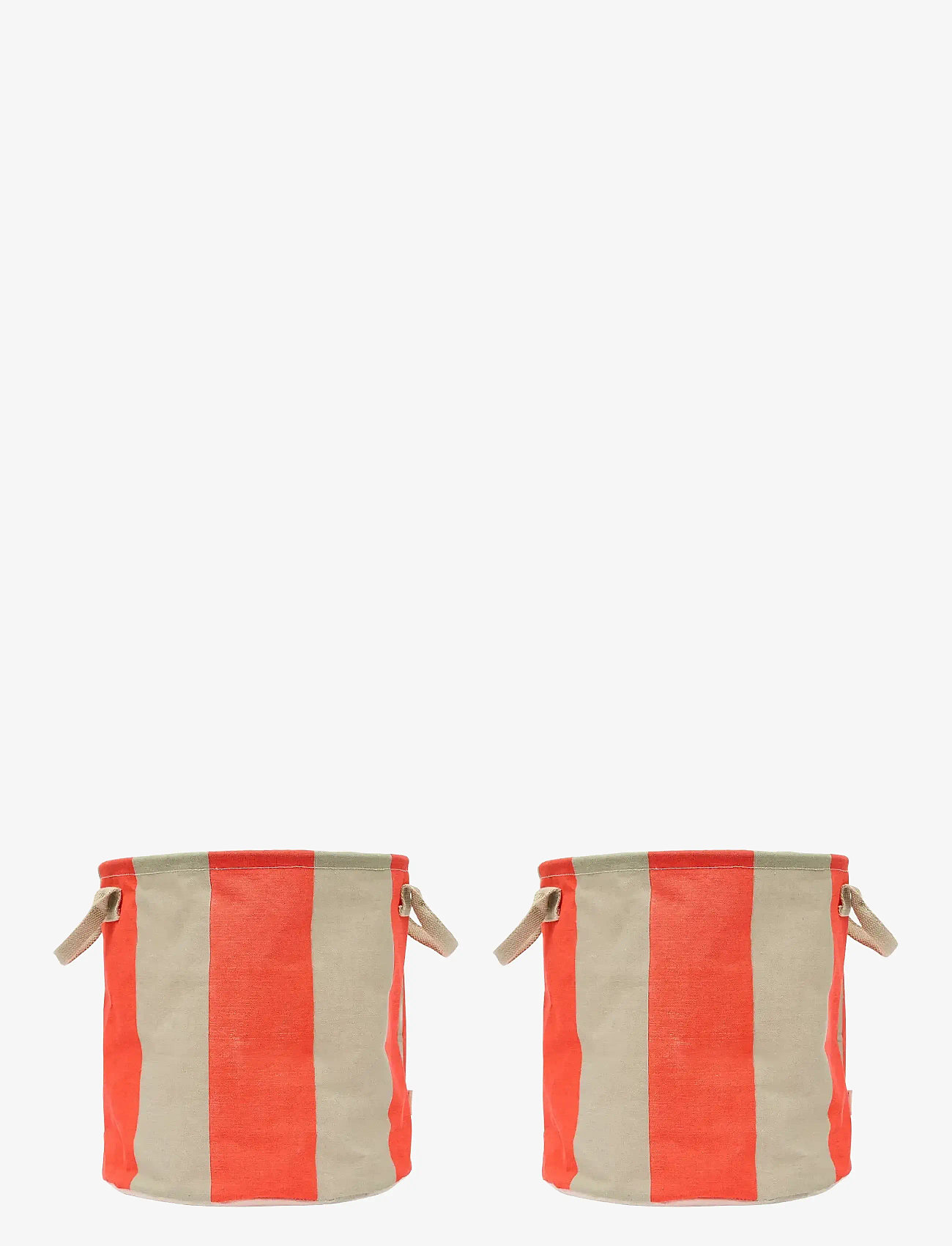 OYOY Living Design - Kara Storage Basket Medium - Set of 2 - geymslukörfur - cherry red - 0