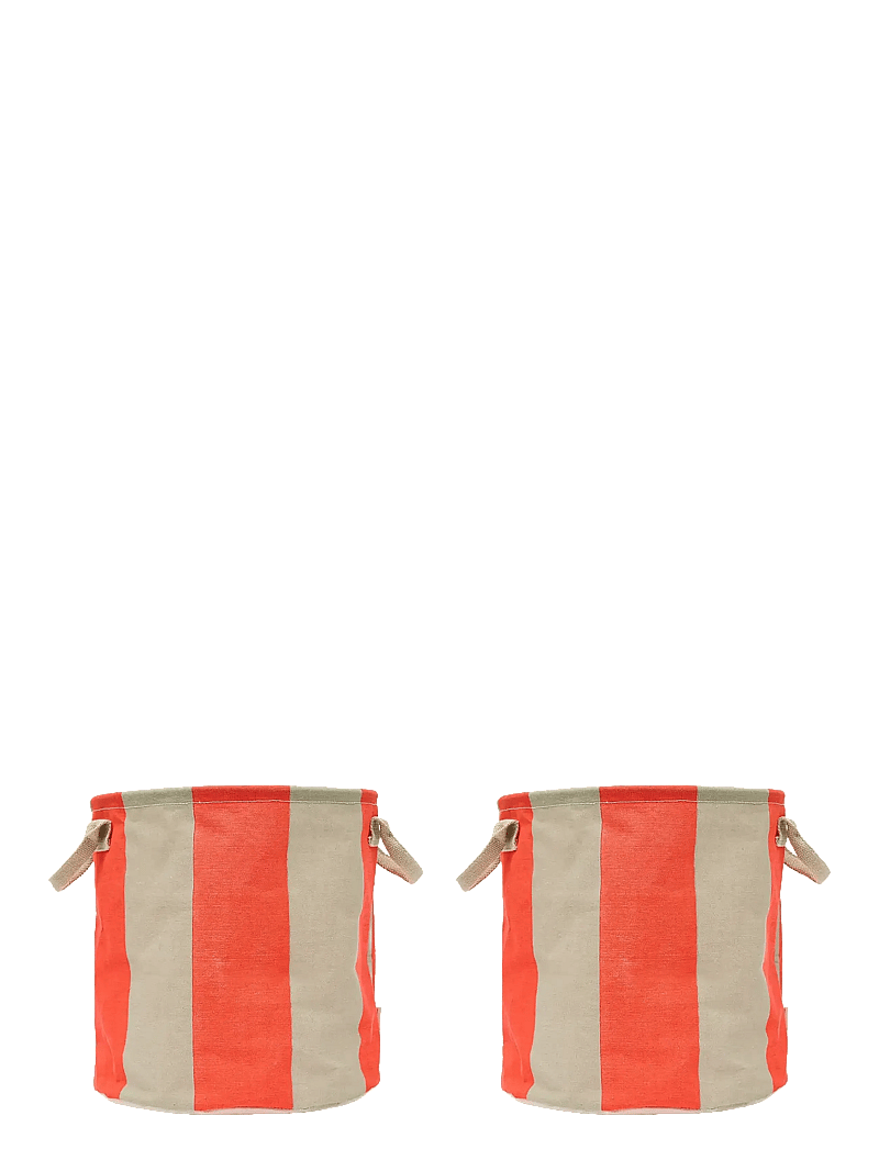 OYOY Living Design - Kara Storage Basket Medium - Set of 2 - geymslukörfur - cherry red - 0