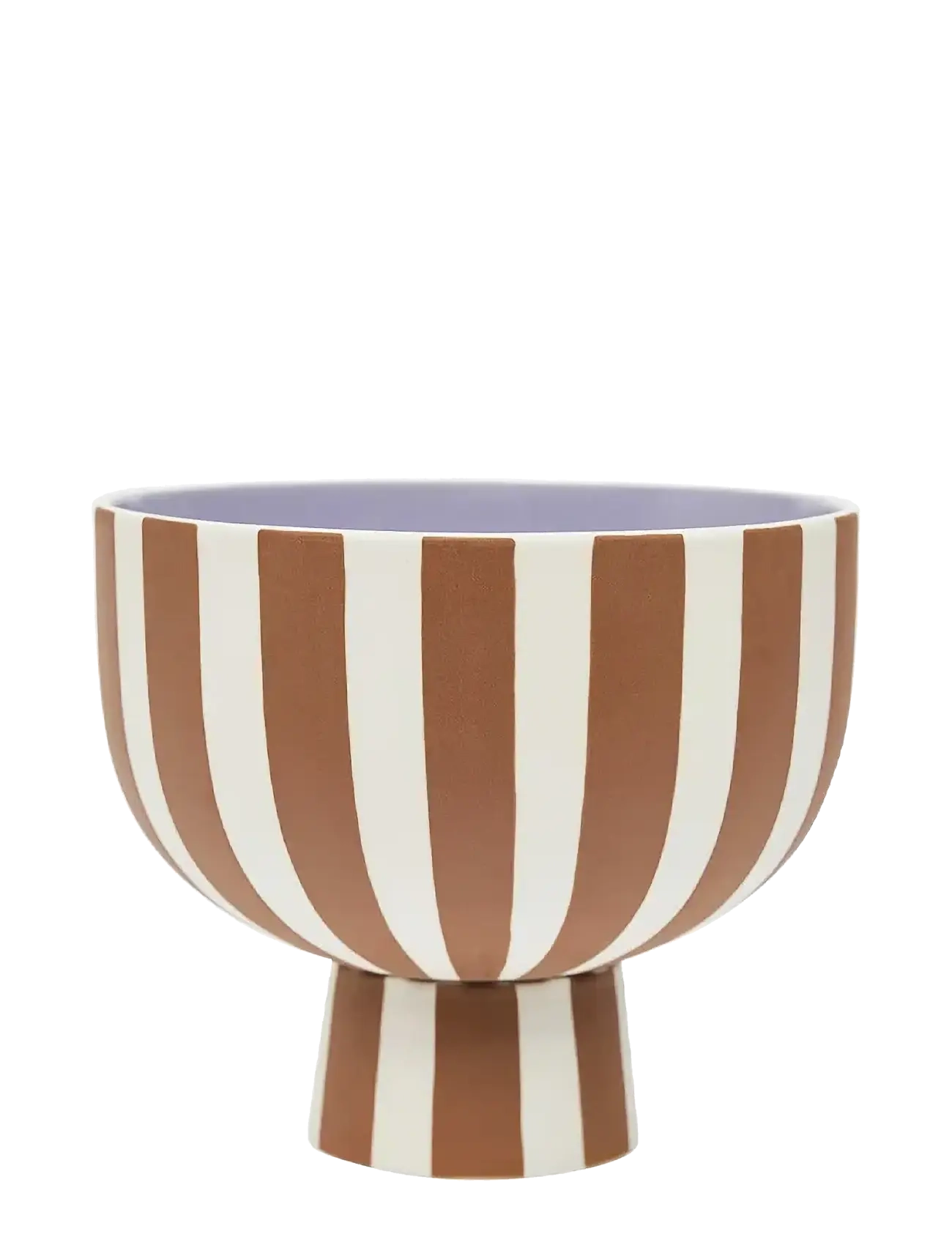OYOY Living Design Toppu Bowl Large, Serving Skål, Brun, Str: Ø 13 CM