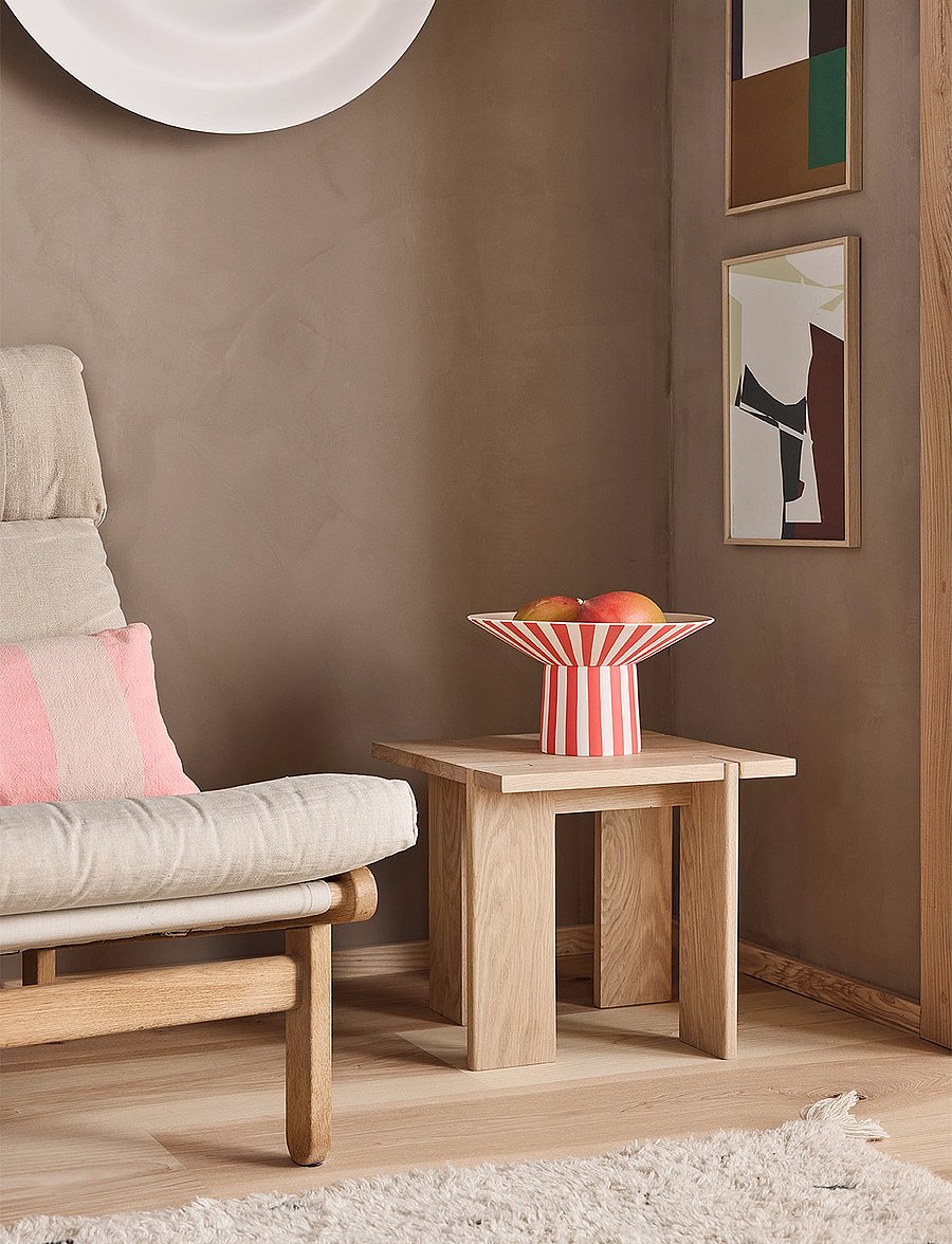 OYOY Living Design - OY Square Side Table Low - beistelltische & kleine tische - nature - 0