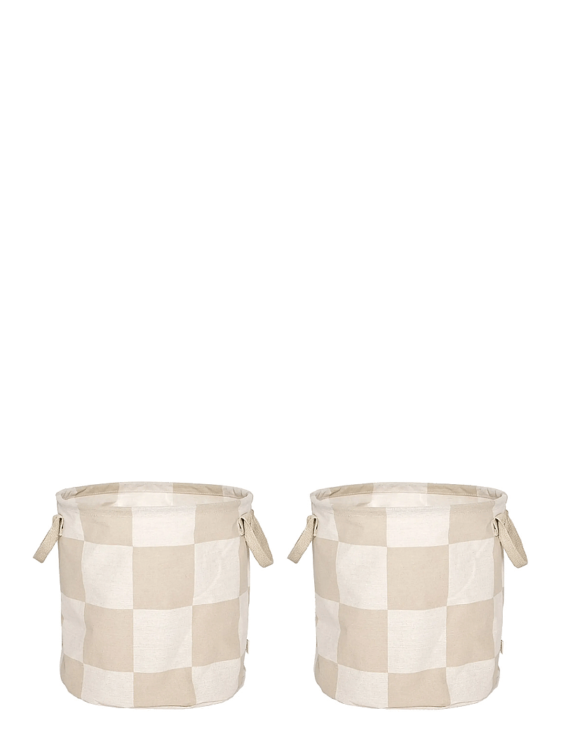 OYOY Living Design - Chess Storage Basket Medium - Set of 2 - nach preis einkaufen - clay - 0