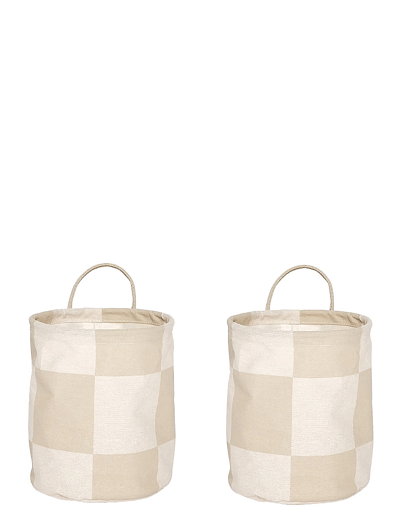 OYOY Living Design - Chess Storage Basket Small - Set of 2 - aufbewahrungstaschen - clay - 0