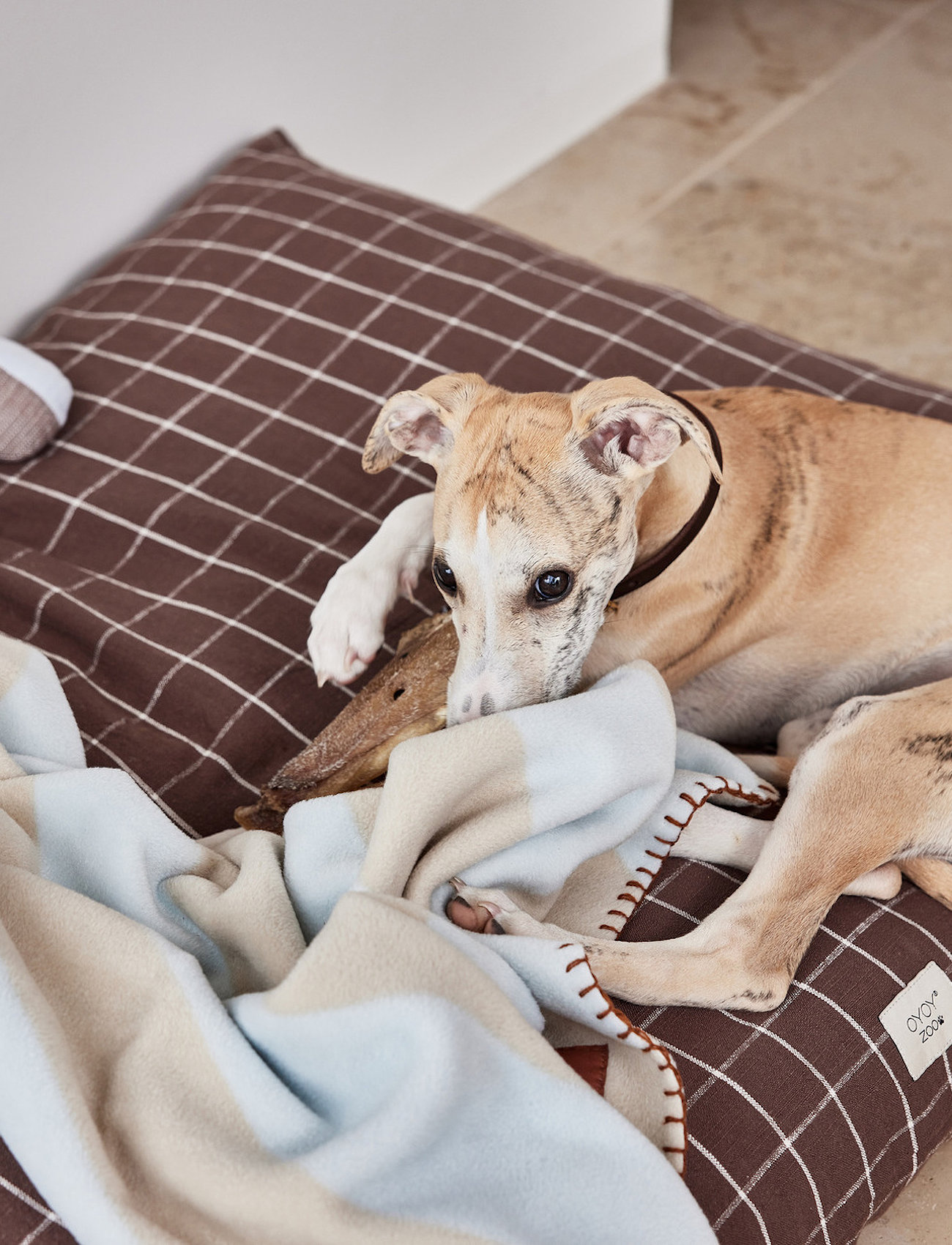 OYOY Living Design - Kaya Dog Blanket - mažiausios kainos - ice - 1