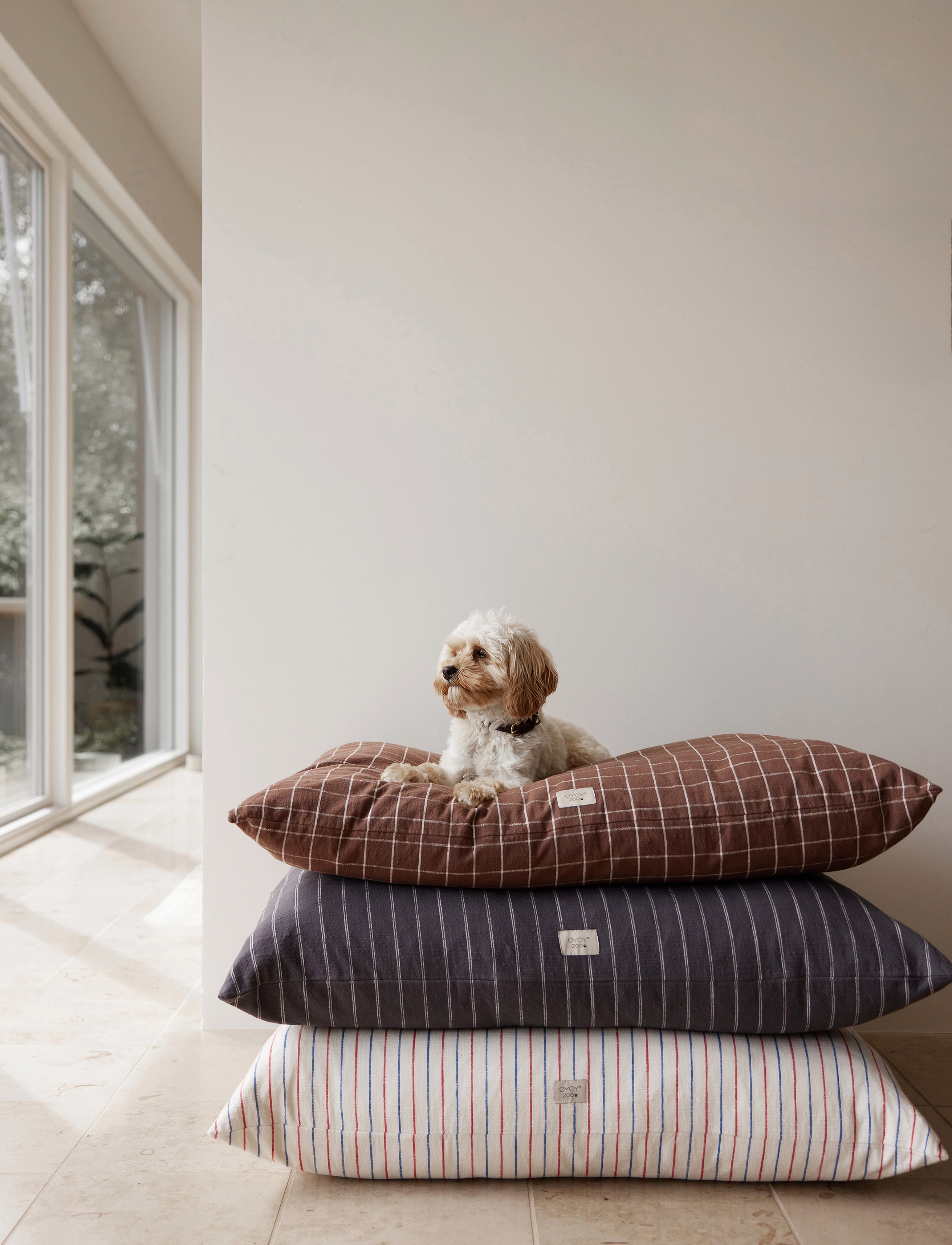 OYOY Living Design - Kyoto Dog Cushion - dla zwierzaków - anthracite - 3