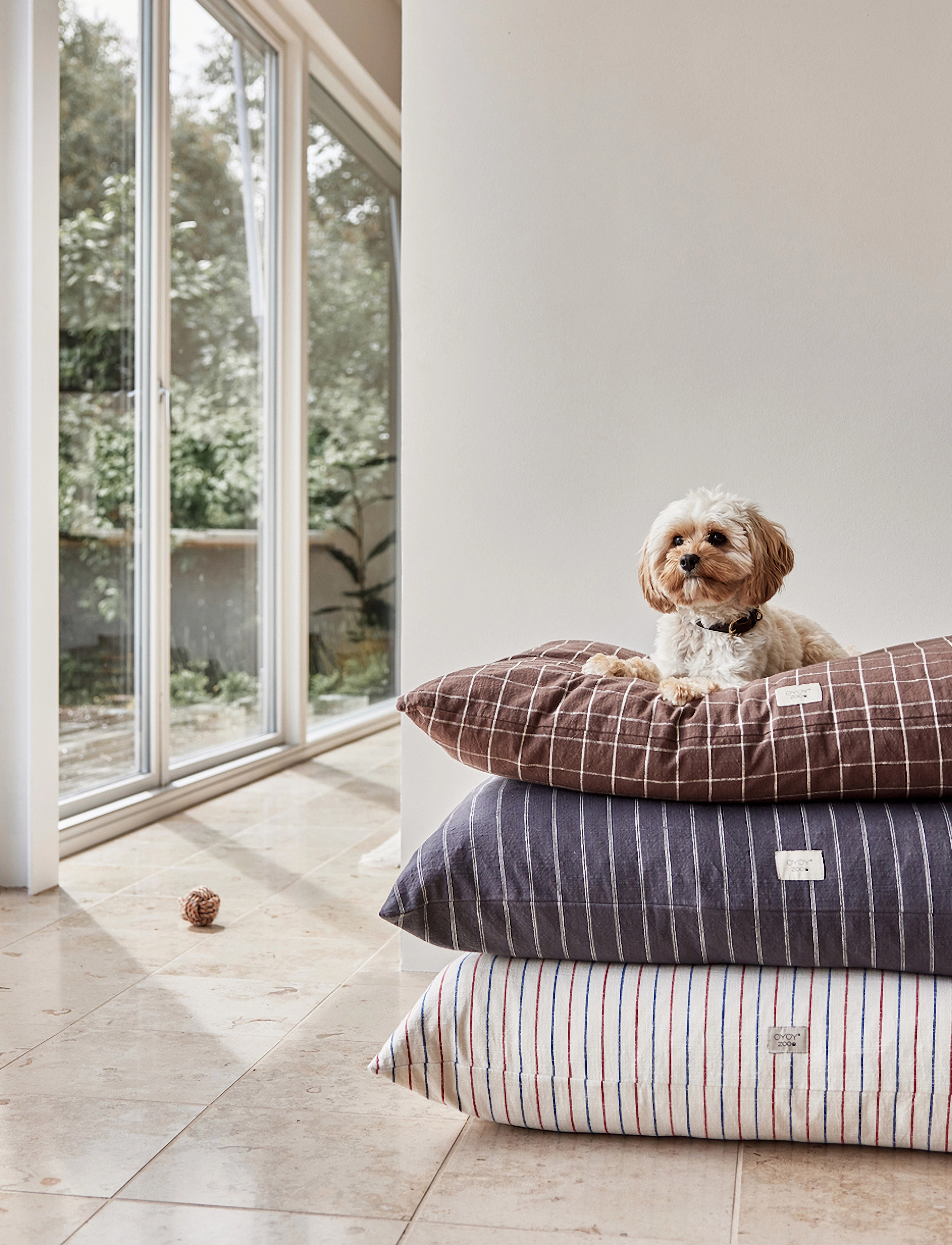 OYOY Living Design - Kyoto Dog Cushion - dla zwierzaków - anthracite - 4