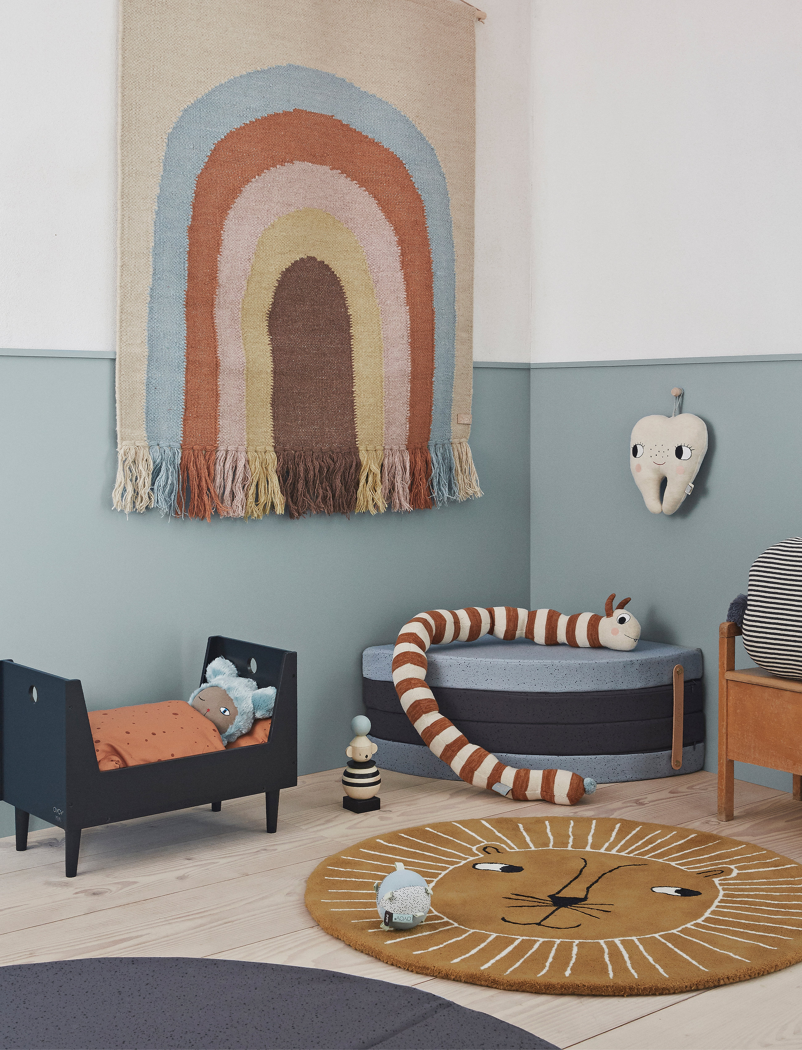 OYOY MINI - Lion Rug - teppiche - caramel - 2