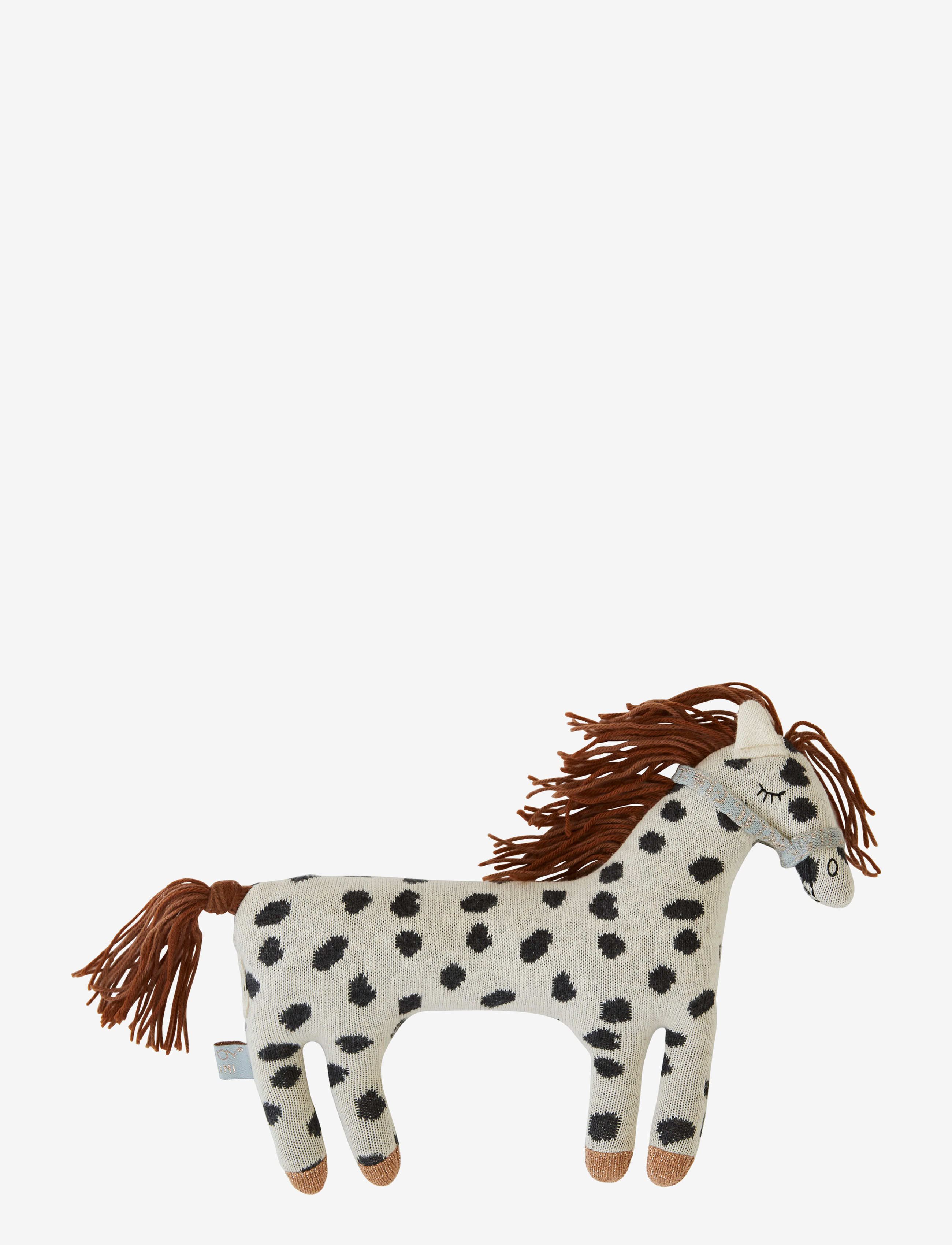 OYOY MINI Darling - Little Pelle Pony - Spielzeug - OFFWHITE / BLACK / black