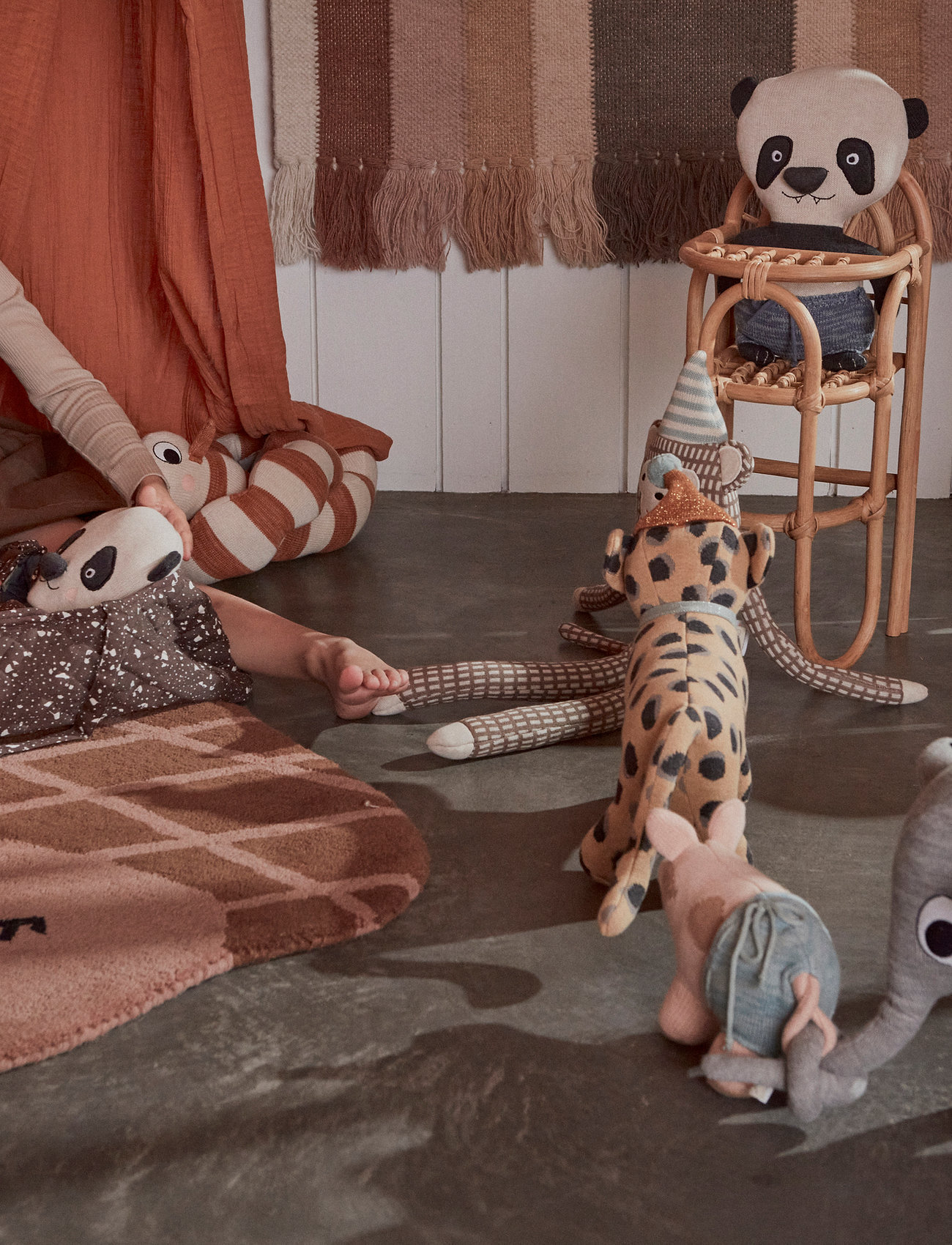 OYOY MINI Acorn Rug, 53X42, Rugs And Carpets, Braun - Asymmetric Rugs, Kinder