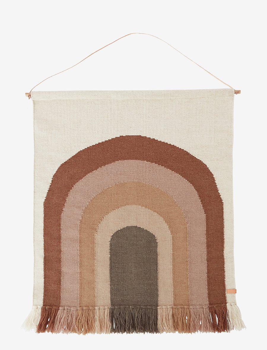 OYOY MINI - Follow The Rainbow Wall Rug - seinakaunistused - choko - 0