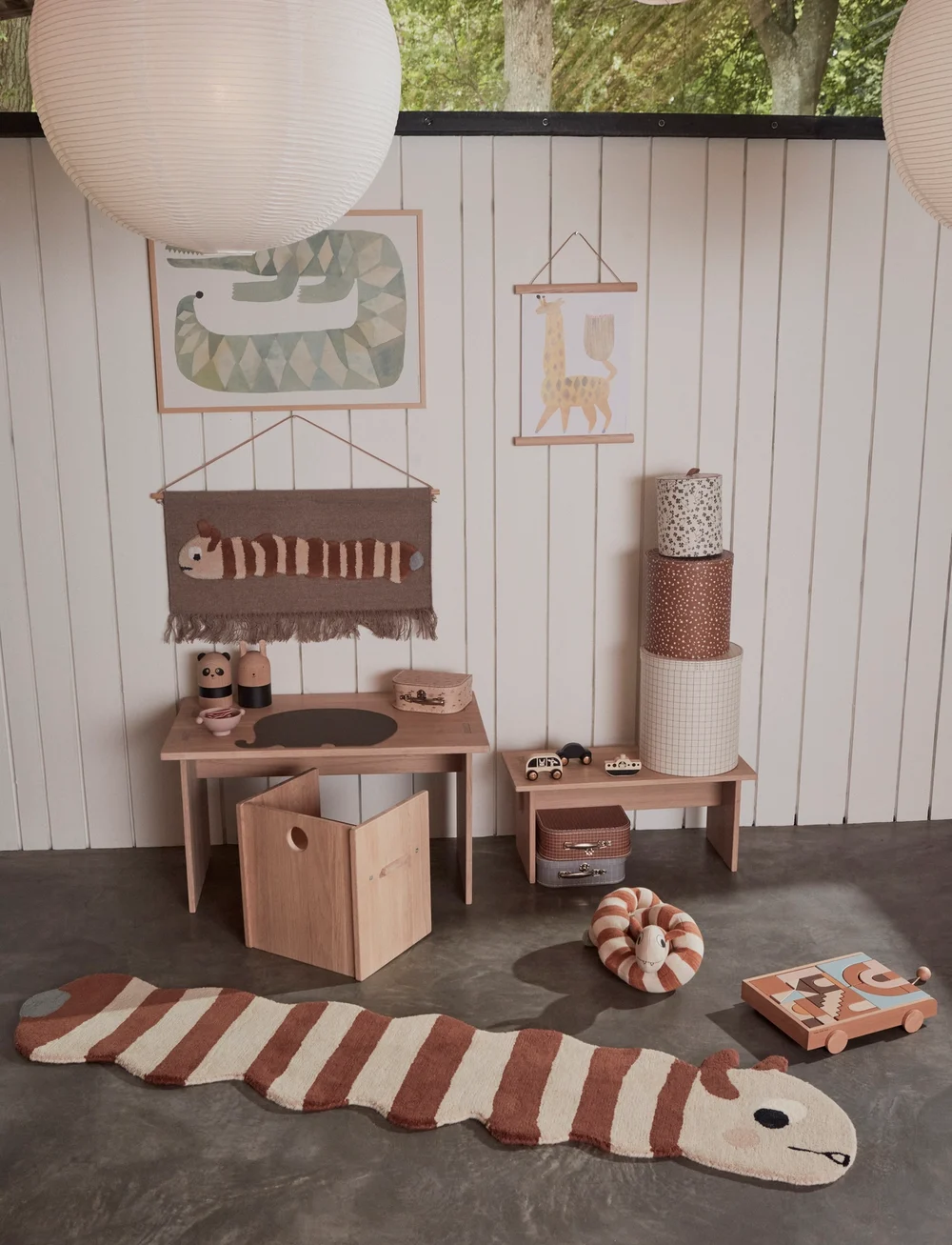 OYOY MINI - Arca Chair - stole & skamler - nature - 0