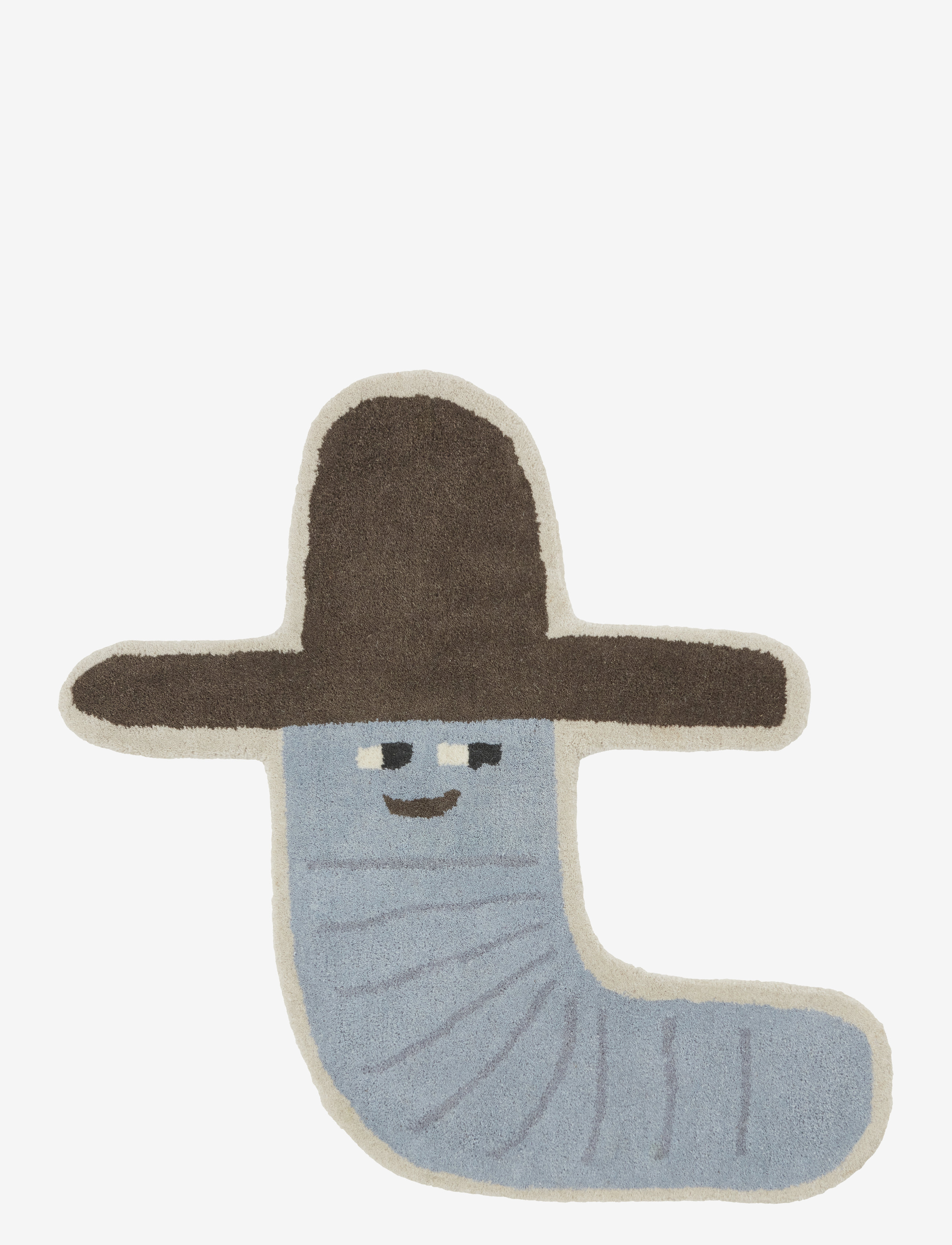 OYOY MINI Calle Cowboy Rug Blau - 82X85CM - Kinder