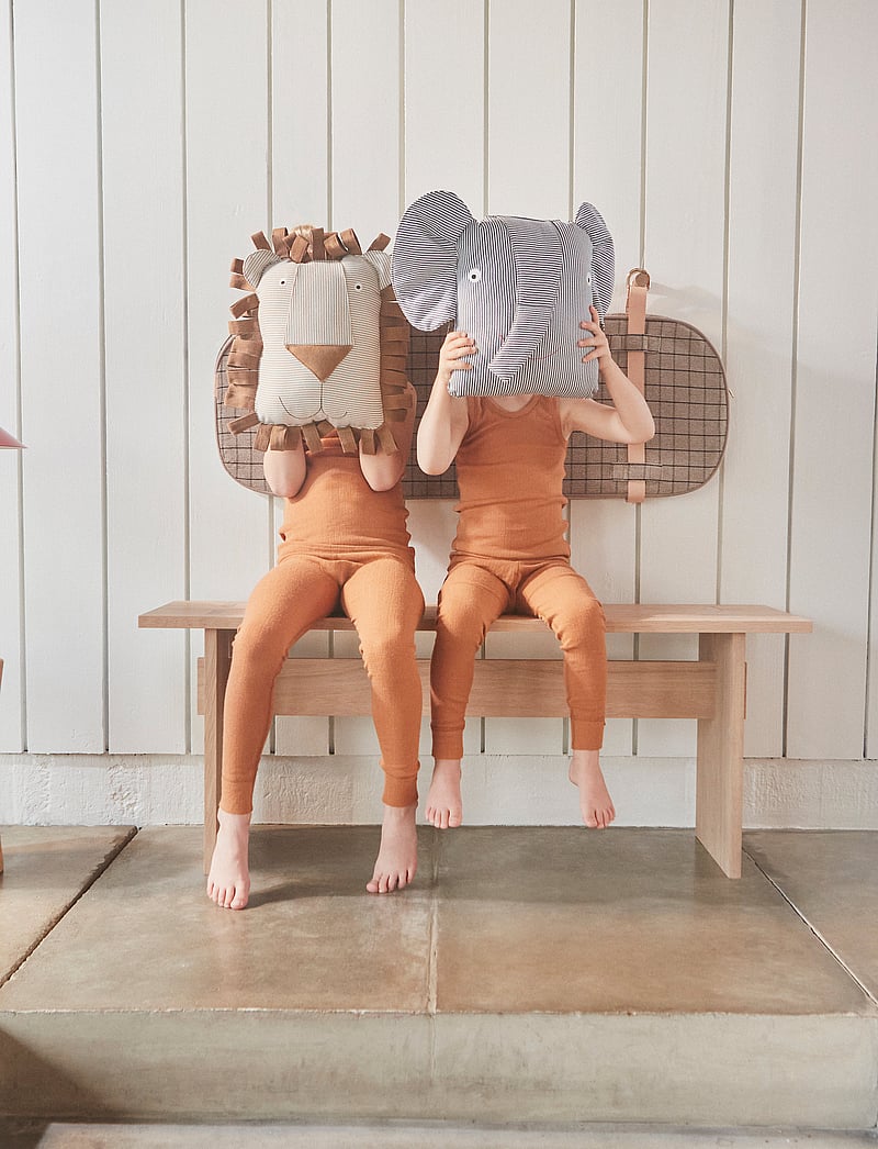 OYOY MINI - Erik Elephant Denim Cushion - ilupadjad - blue - 2