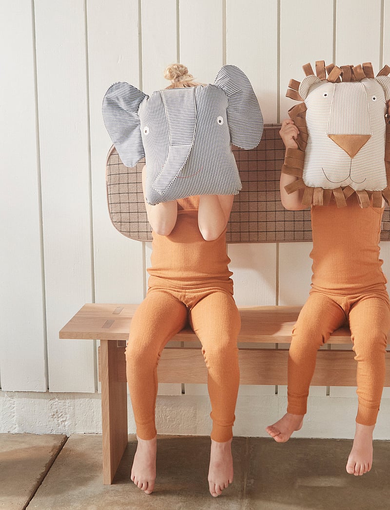 OYOY MINI - Erik Elephant Denim Cushion - ilupadjad - blue - 3