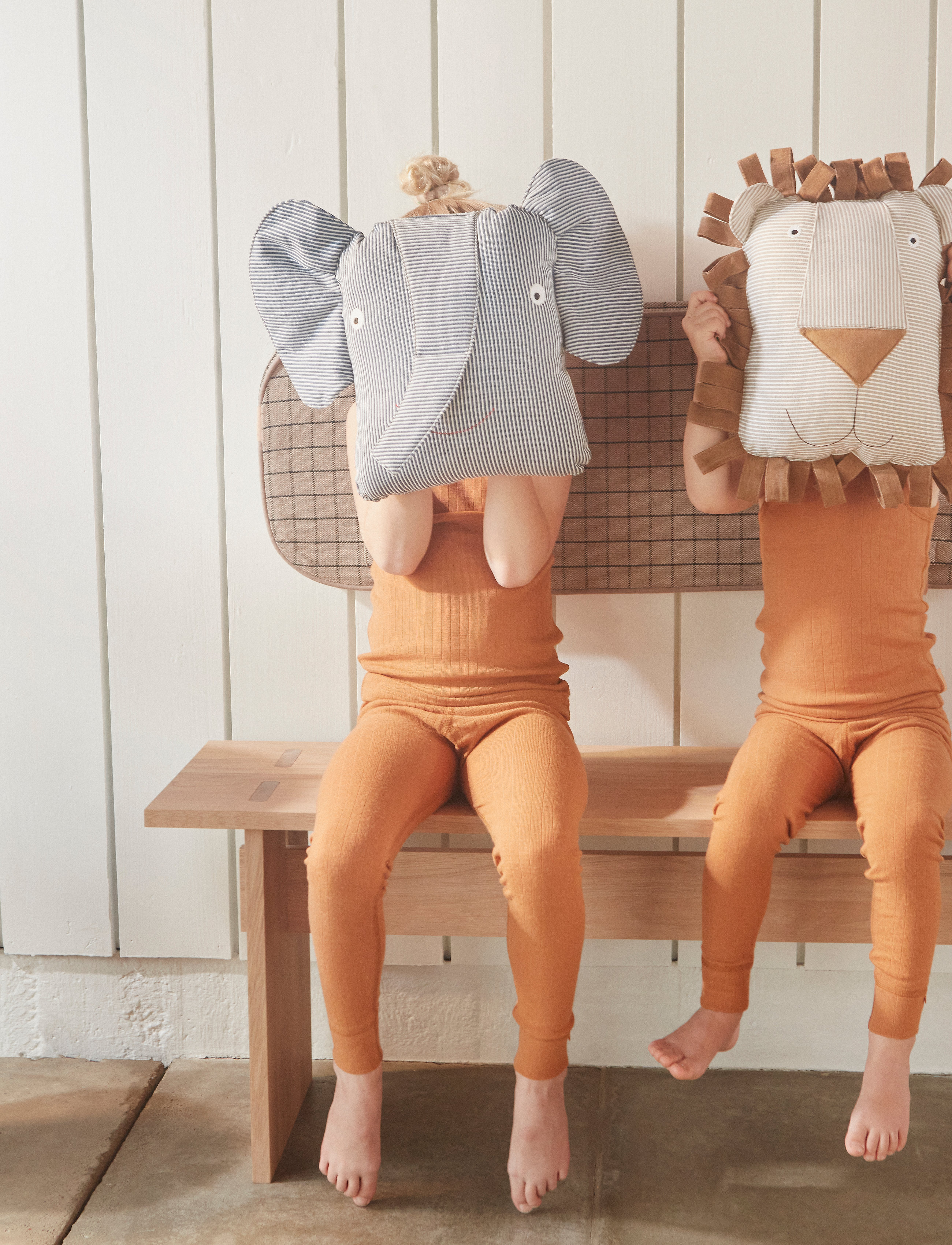 OYOY MINI - Erik Elephant Denim Cushion - ilupadjad - blue - 3
