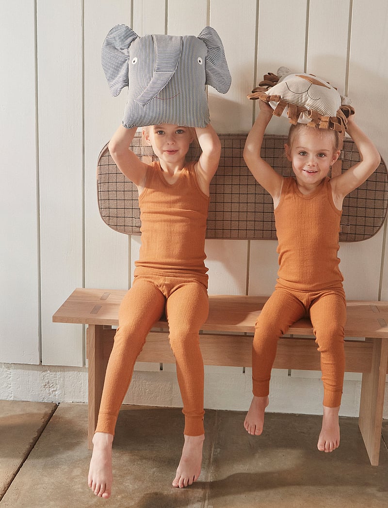 OYOY MINI - Erik Elephant Denim Cushion - ilupadjad - blue - 4